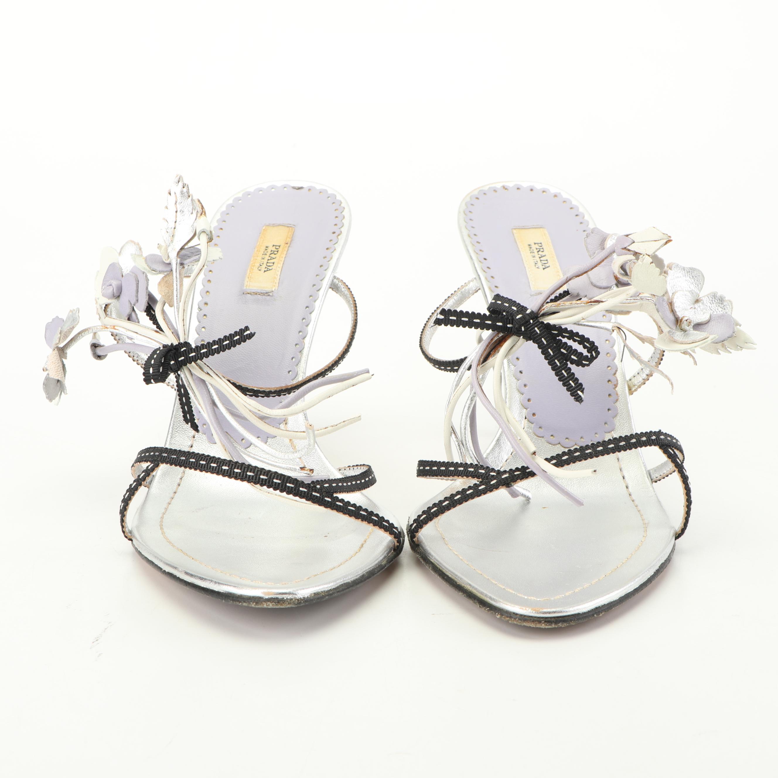 Prada for Neiman Marcus Calzature Donna Strappy Sandals