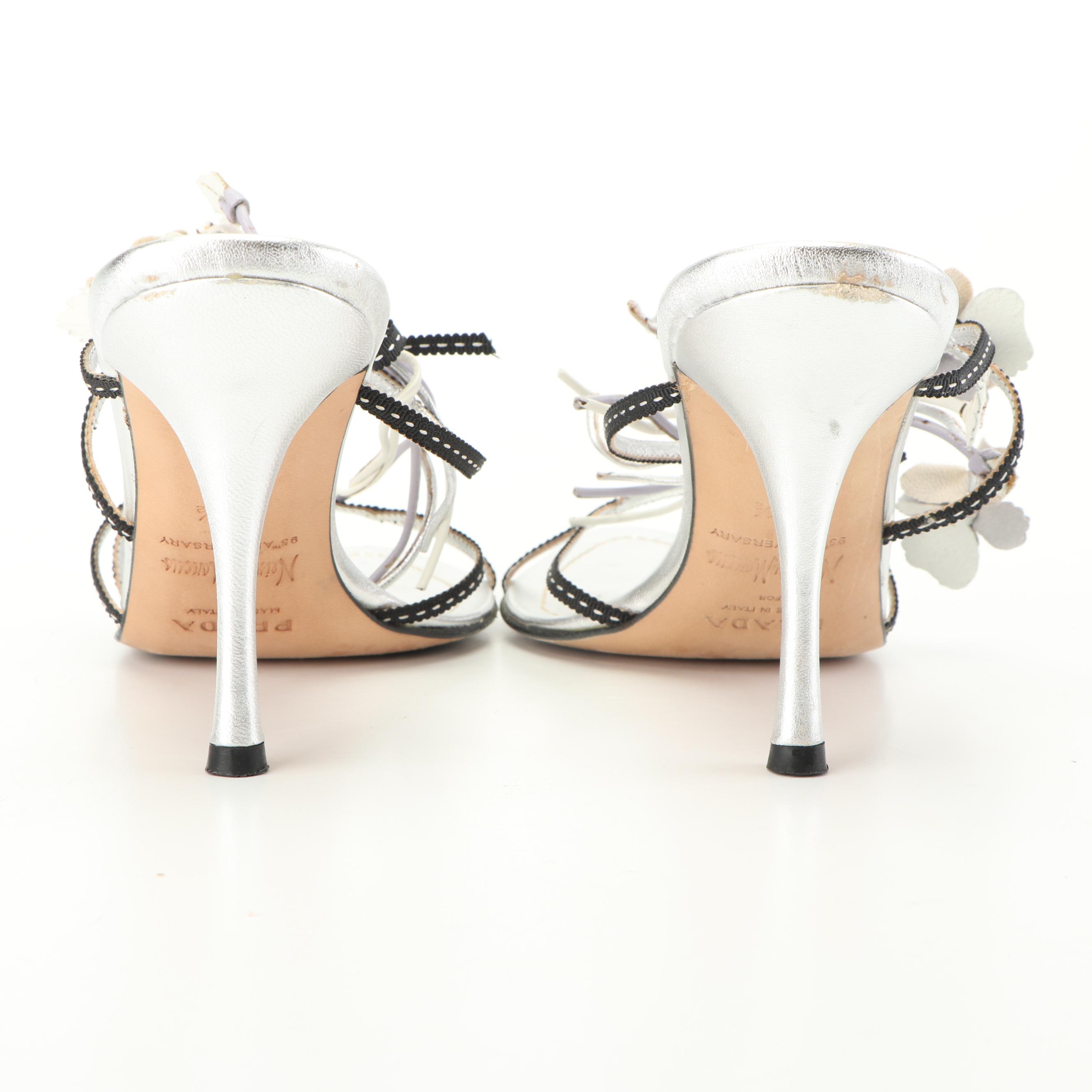 Prada for Neiman Marcus Calzature Donna Strappy Sandals