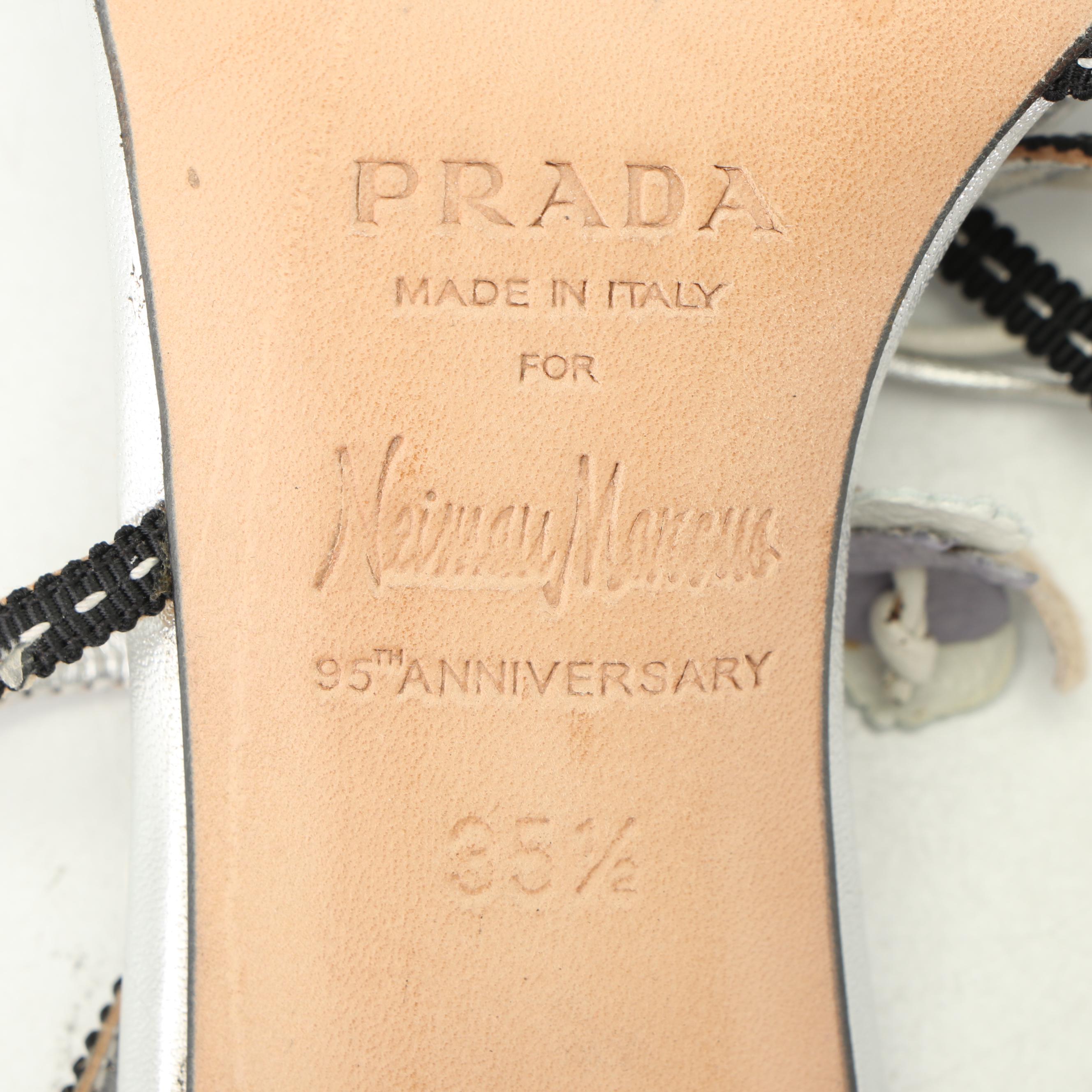 Prada for Neiman Marcus Calzature Donna Strappy Sandals