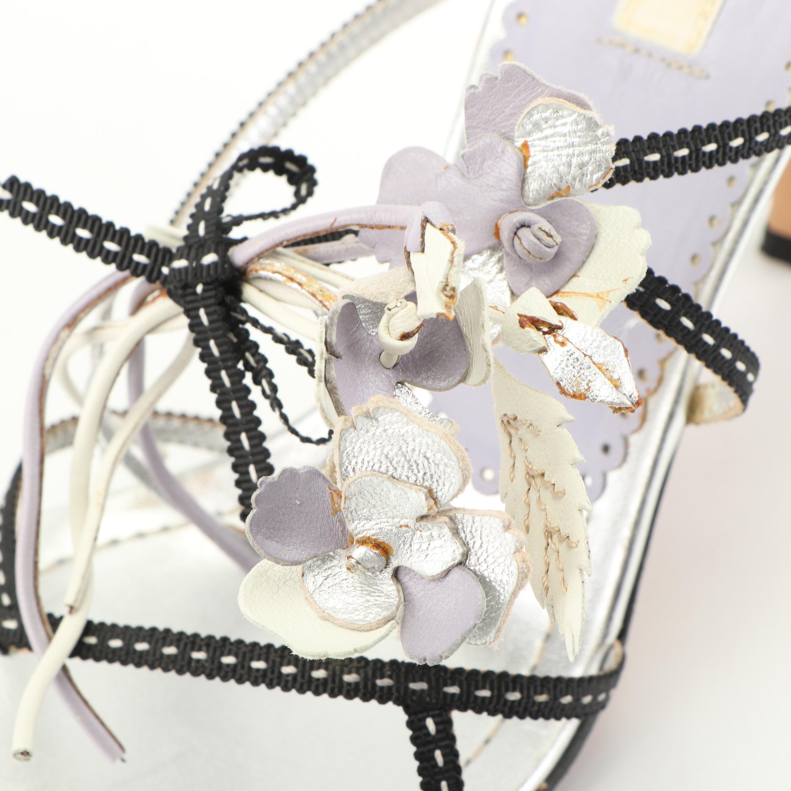 Prada for Neiman Marcus Calzature Donna Strappy Sandals