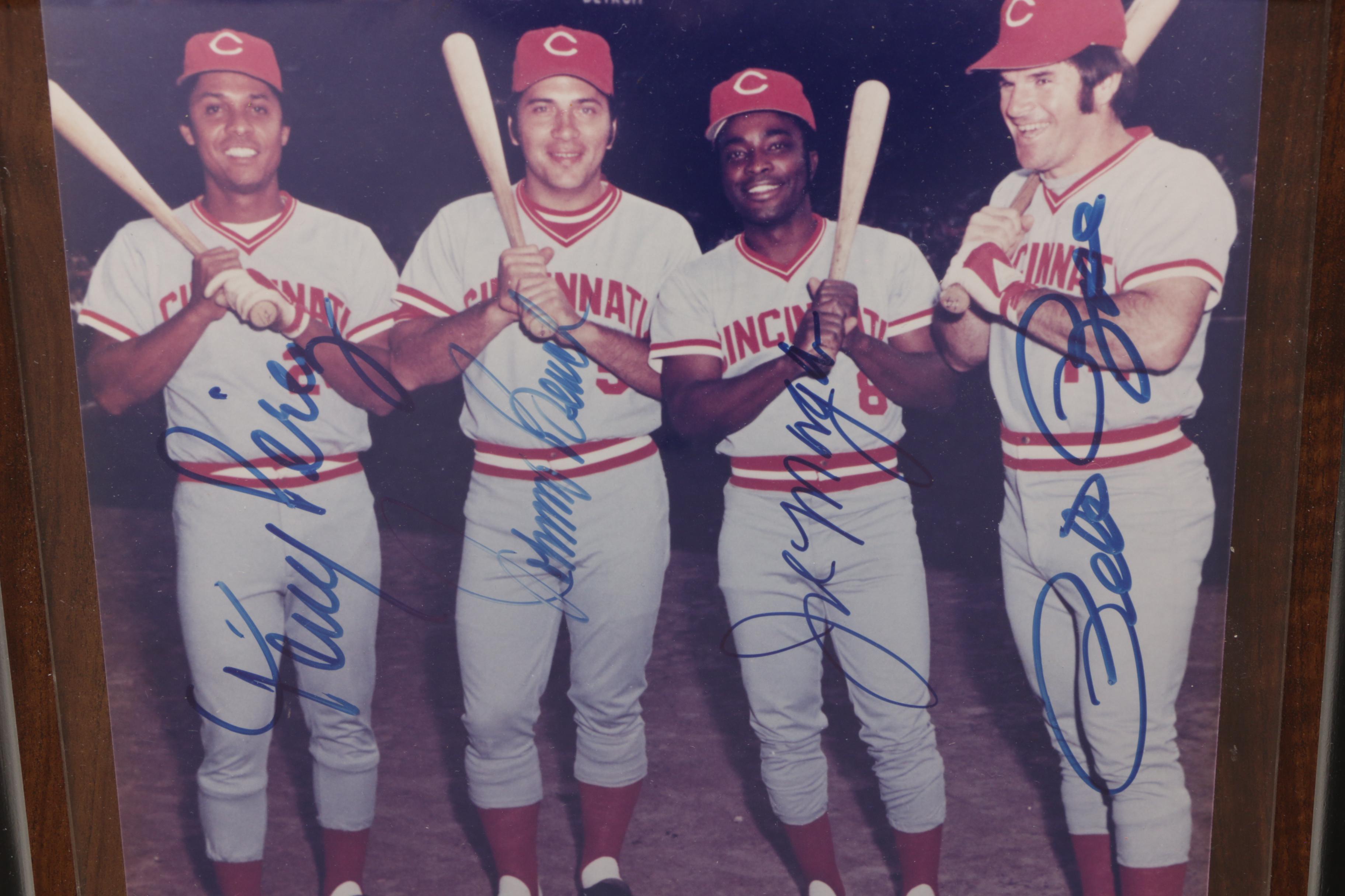 "Big Red Machine" Signed Photo Plaque