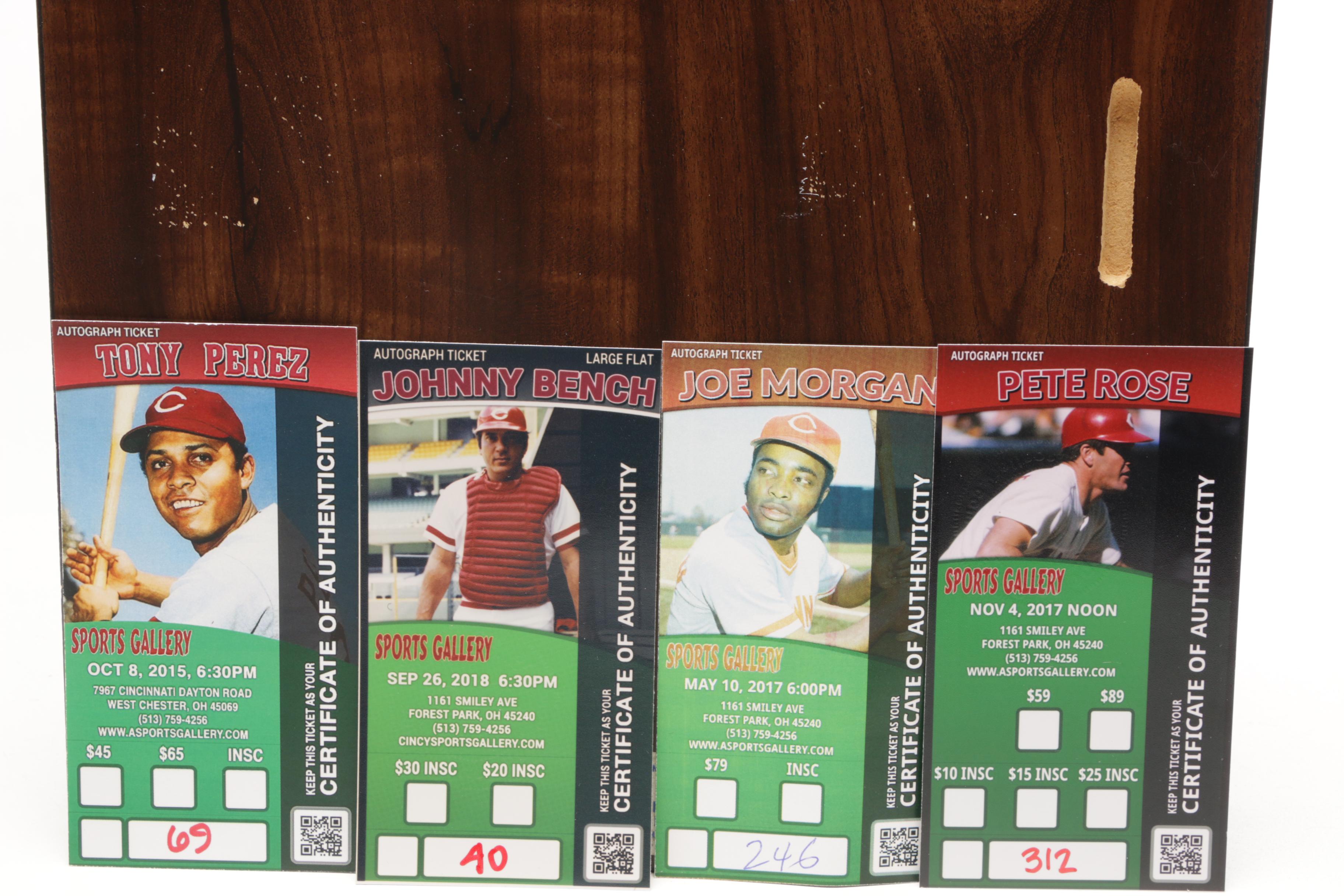 "Big Red Machine" Signed Photo Plaque