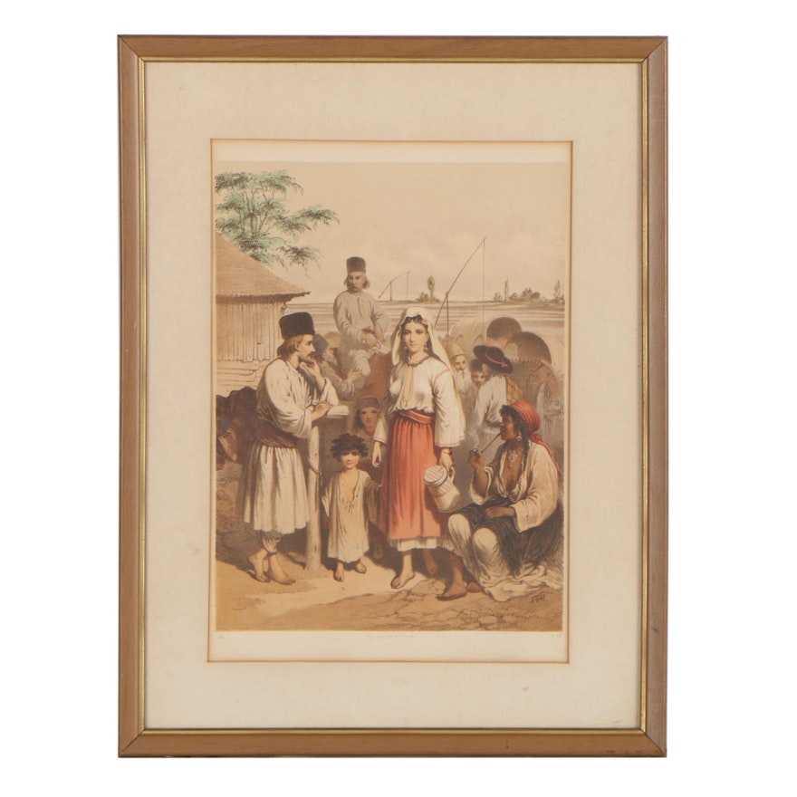 Chromolithograph after Louis "Stop" Morel-Retz