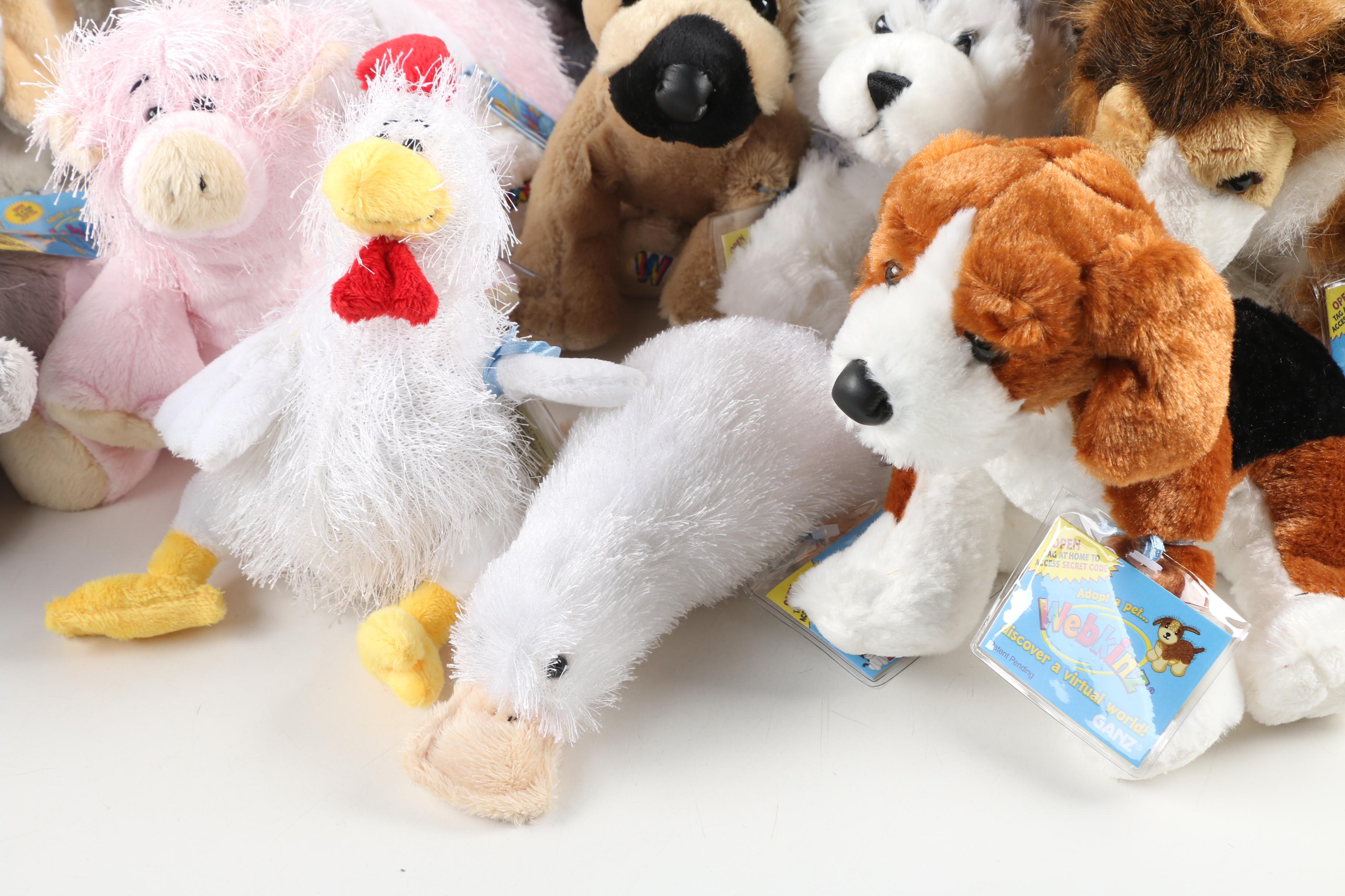 Ganz Webkinz Stuffed Animals