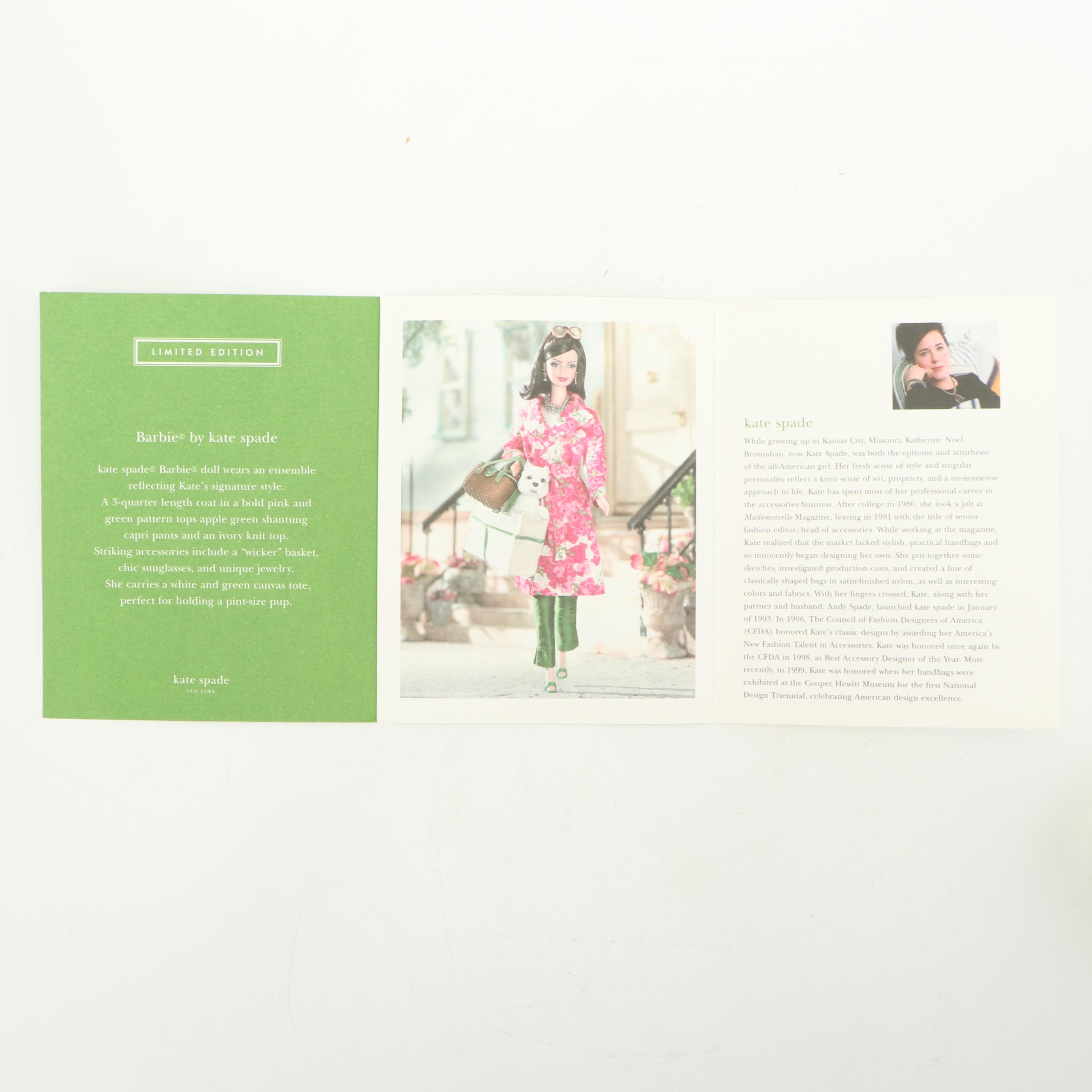 Kate Spade Limited Edition Barbie Doll