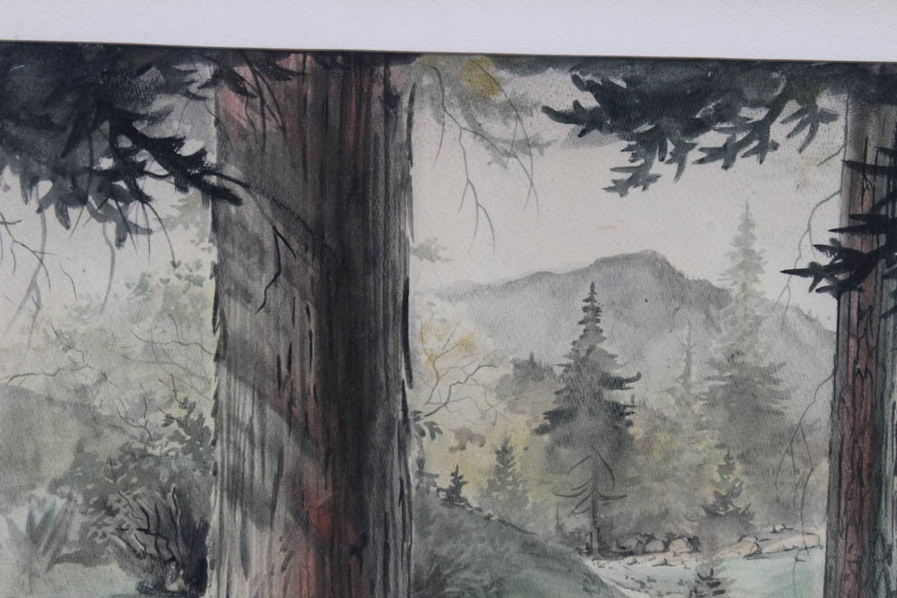 Paul Randall Landscape Watercolor Painting