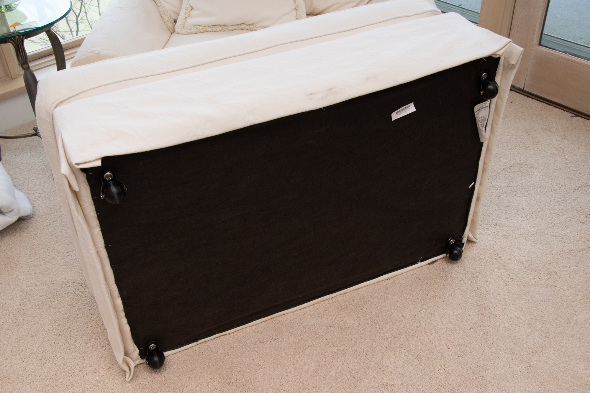 Oversized Armchair and Ottoman