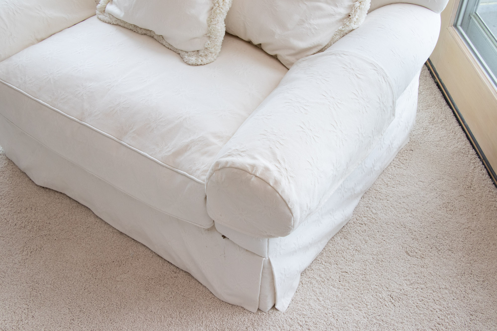 Oversized Armchair and Ottoman