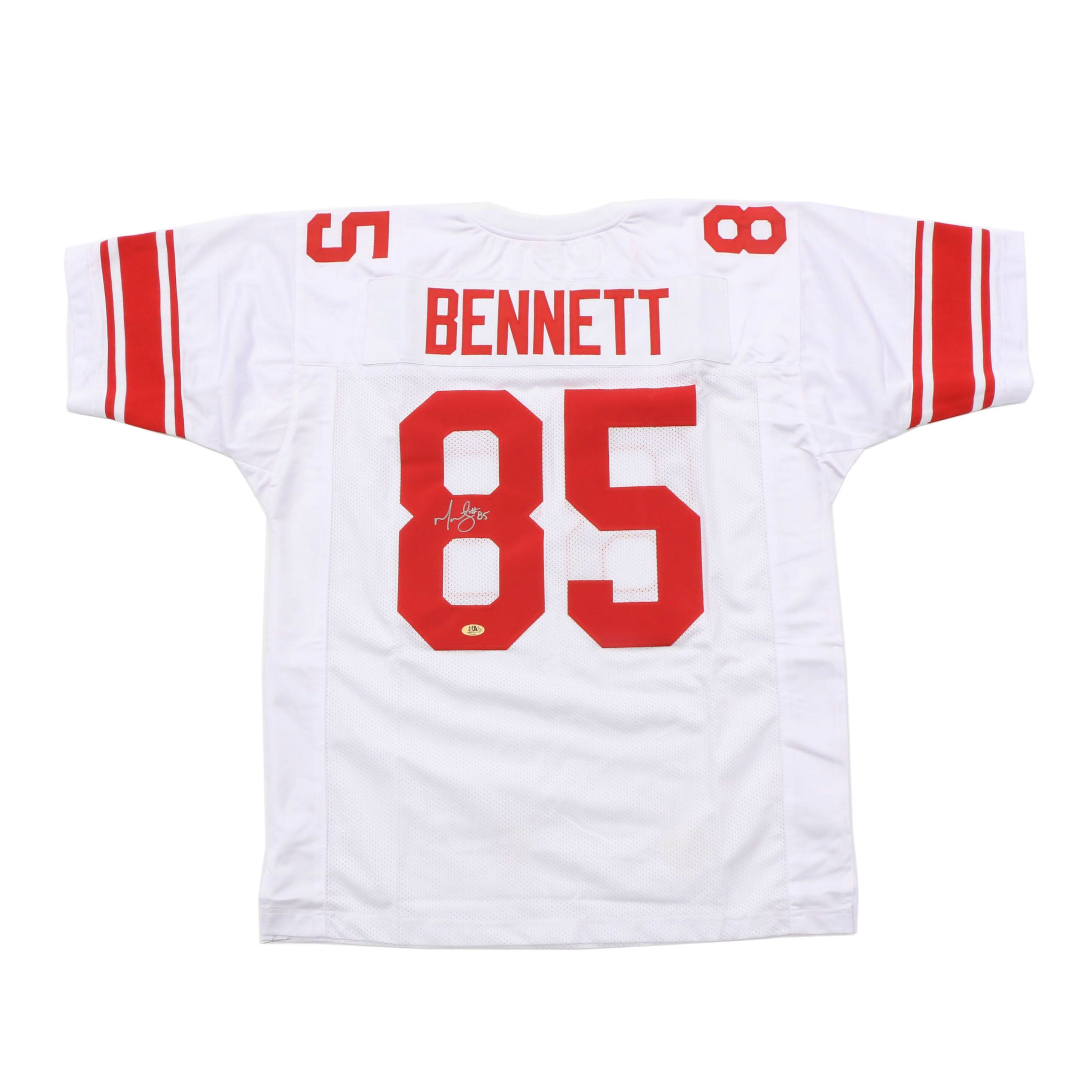 Martellus Bennett Signed Giants Replica Football Jersey  COA