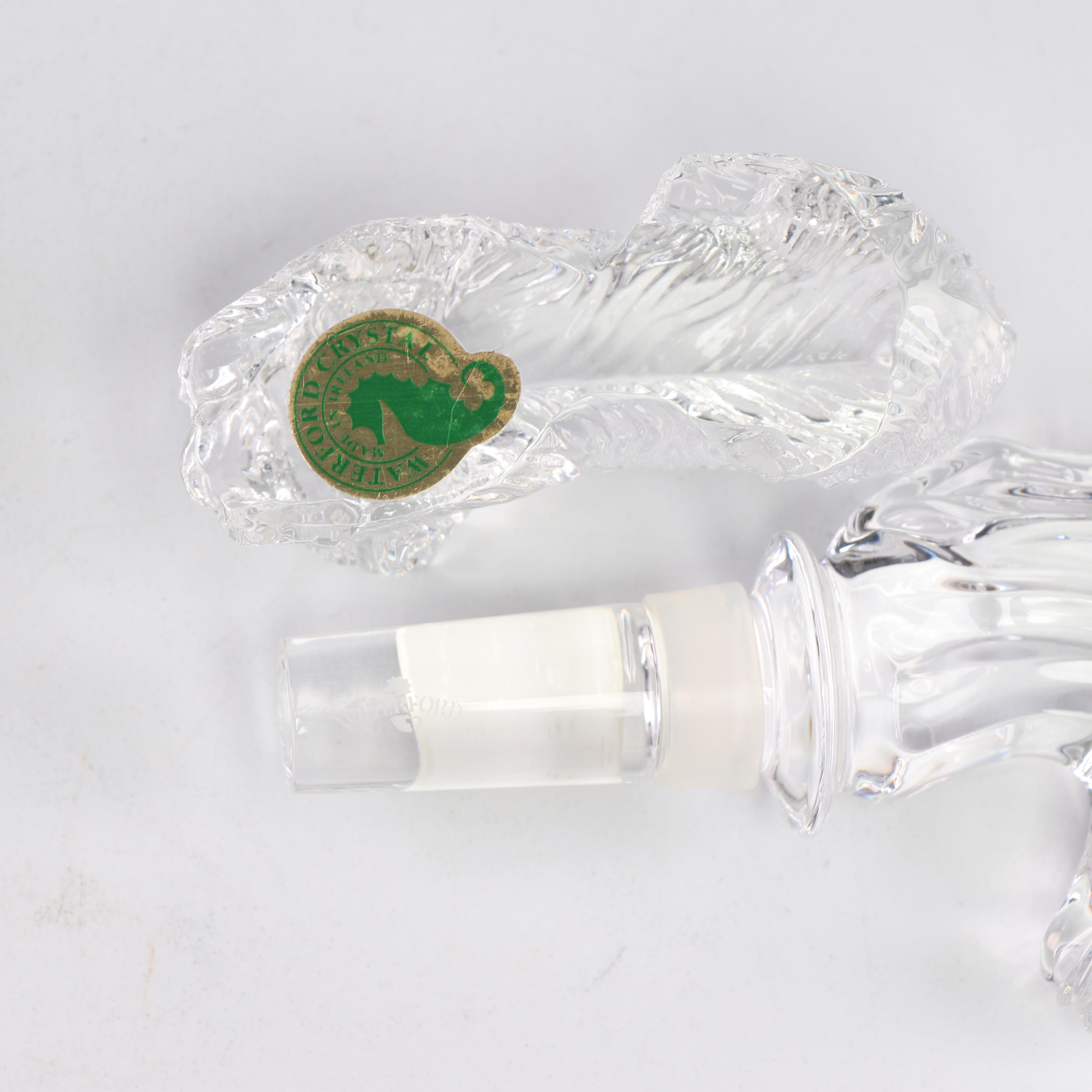 Waterford Crystal "Westie Dog" Figurines and Horse Bottle Stopper
