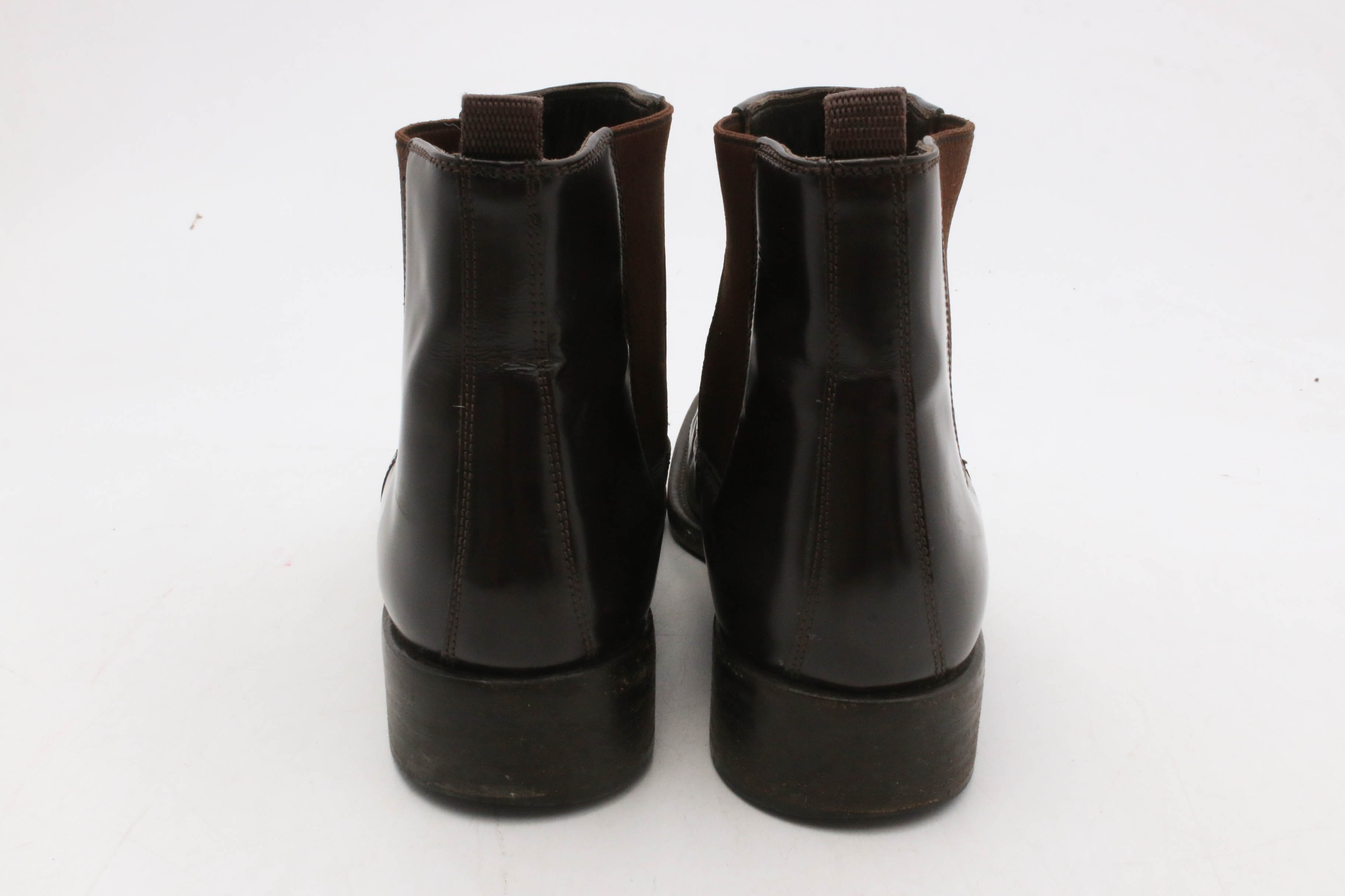 Men's Prada Leather Chelsea Boots