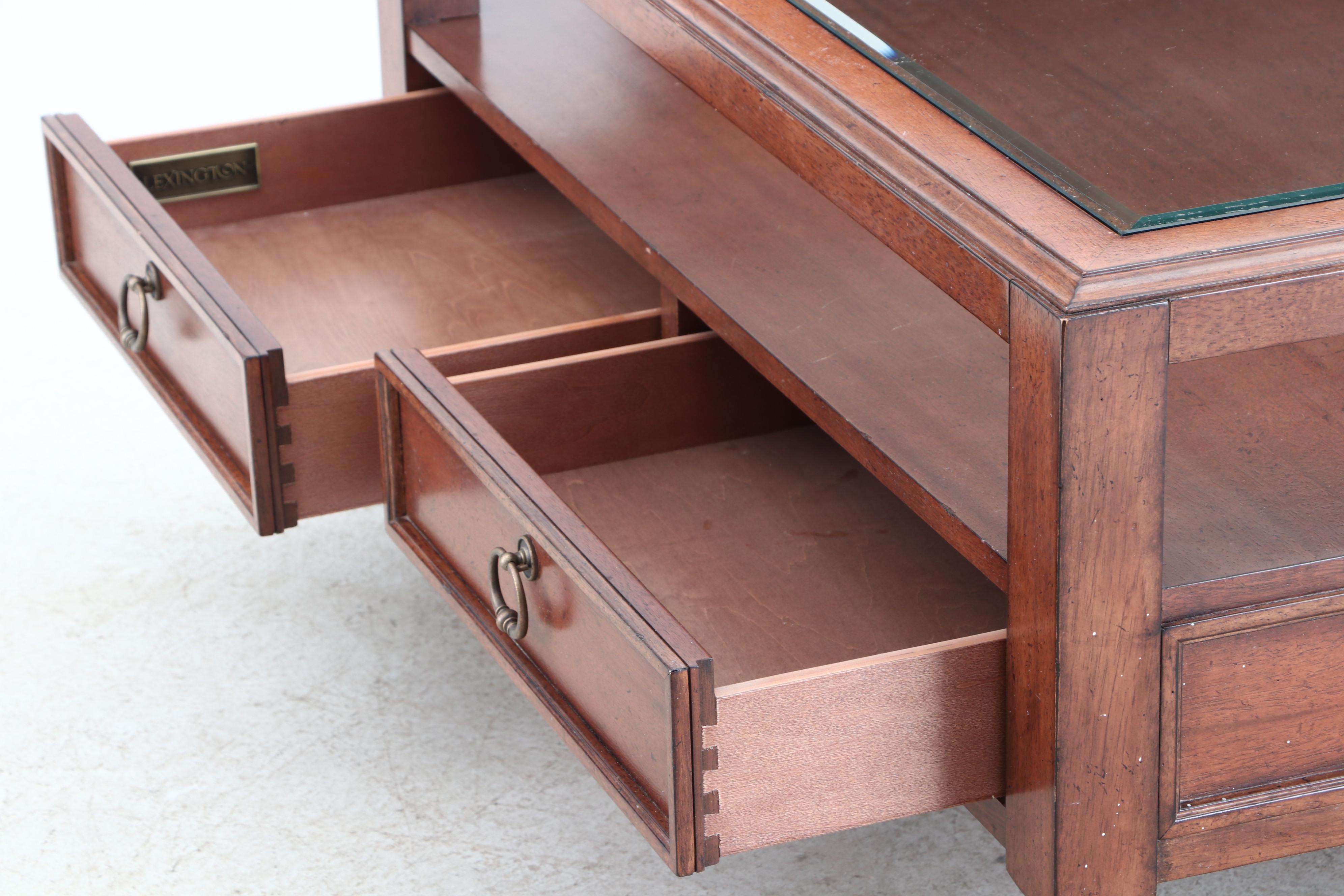 Mahogany Finish Coffee Table by Lexington Furniture