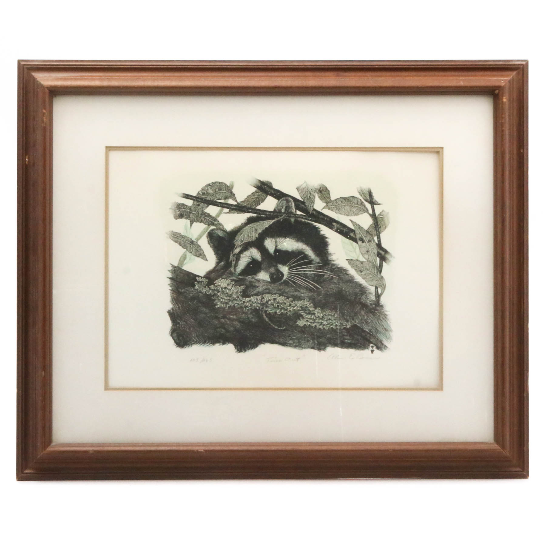 Alan E. Carmen Lithograph "Time Out"