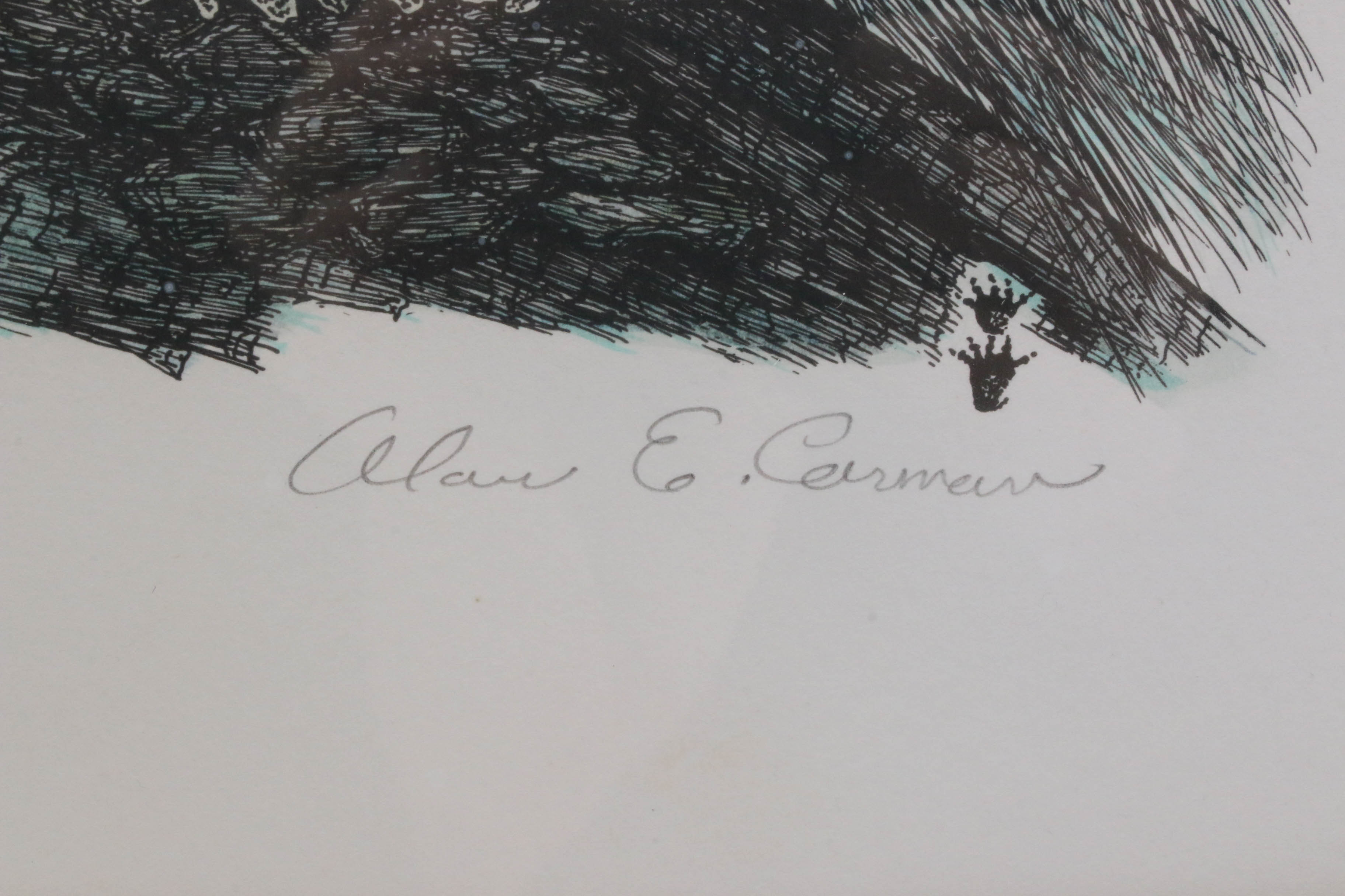 Alan E. Carmen Lithograph "Time Out"