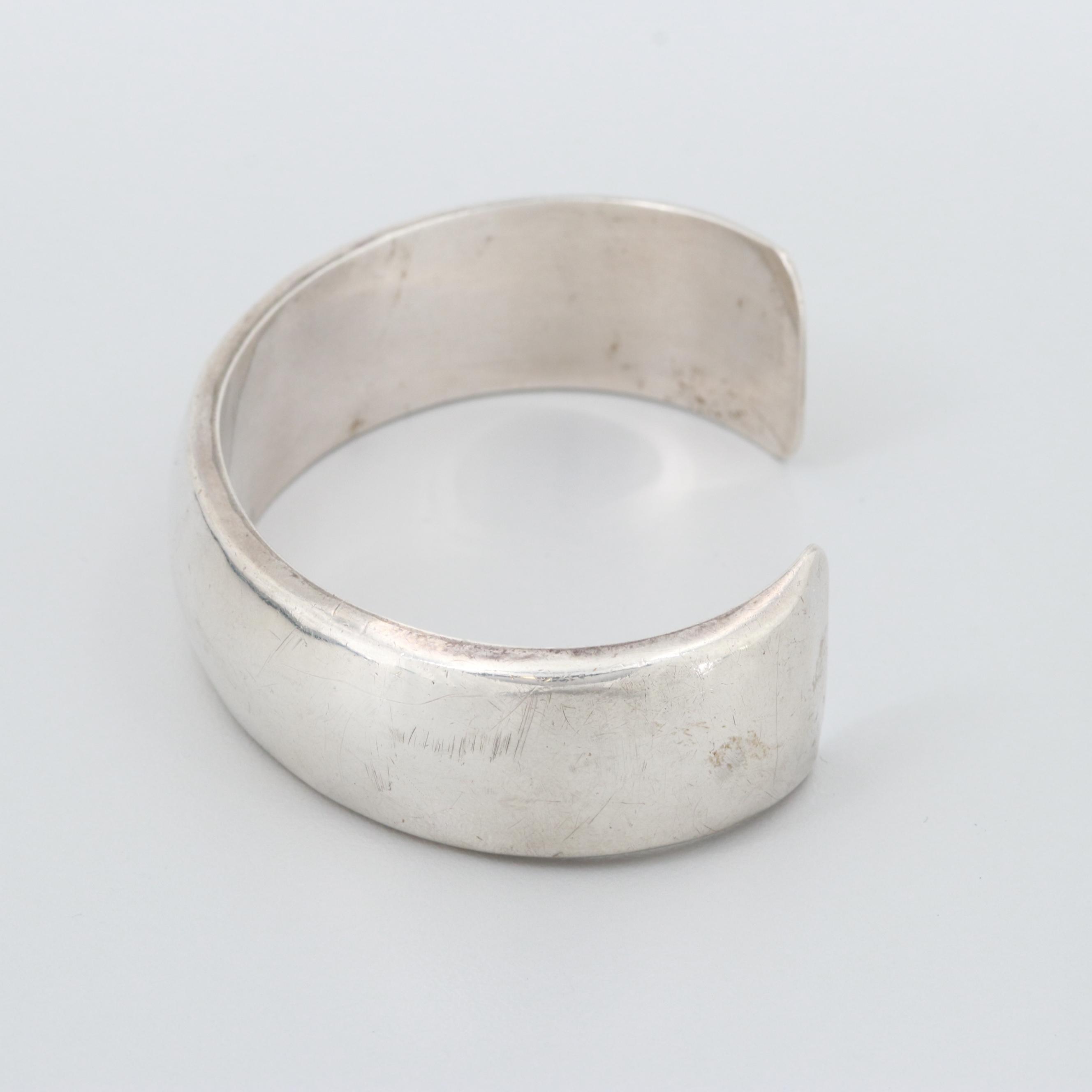 Robert Mayes Sterling Silver Cuff Bracelet