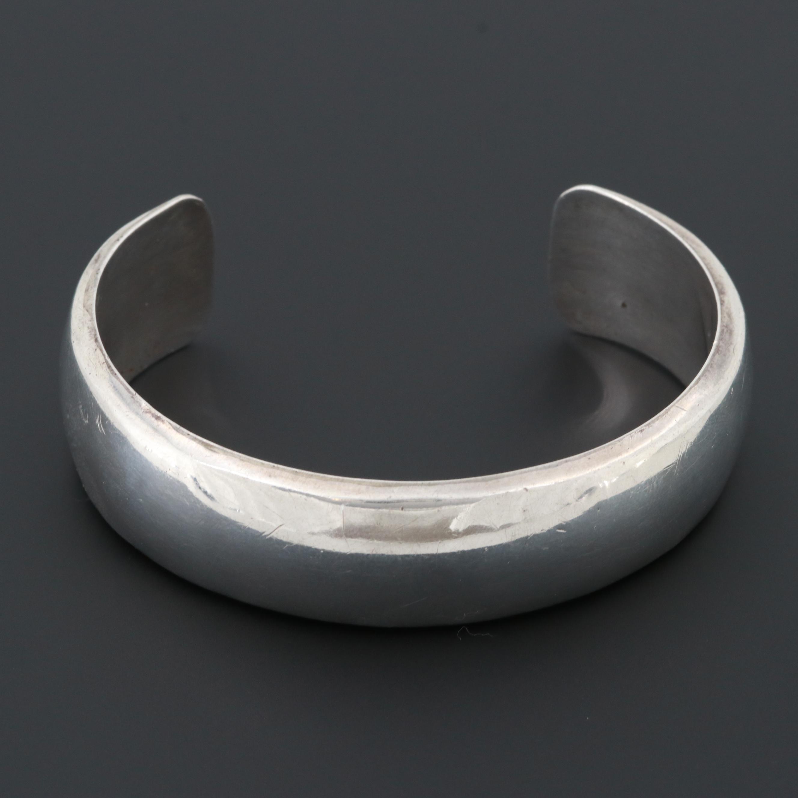 Robert Mayes Sterling Silver Cuff Bracelet