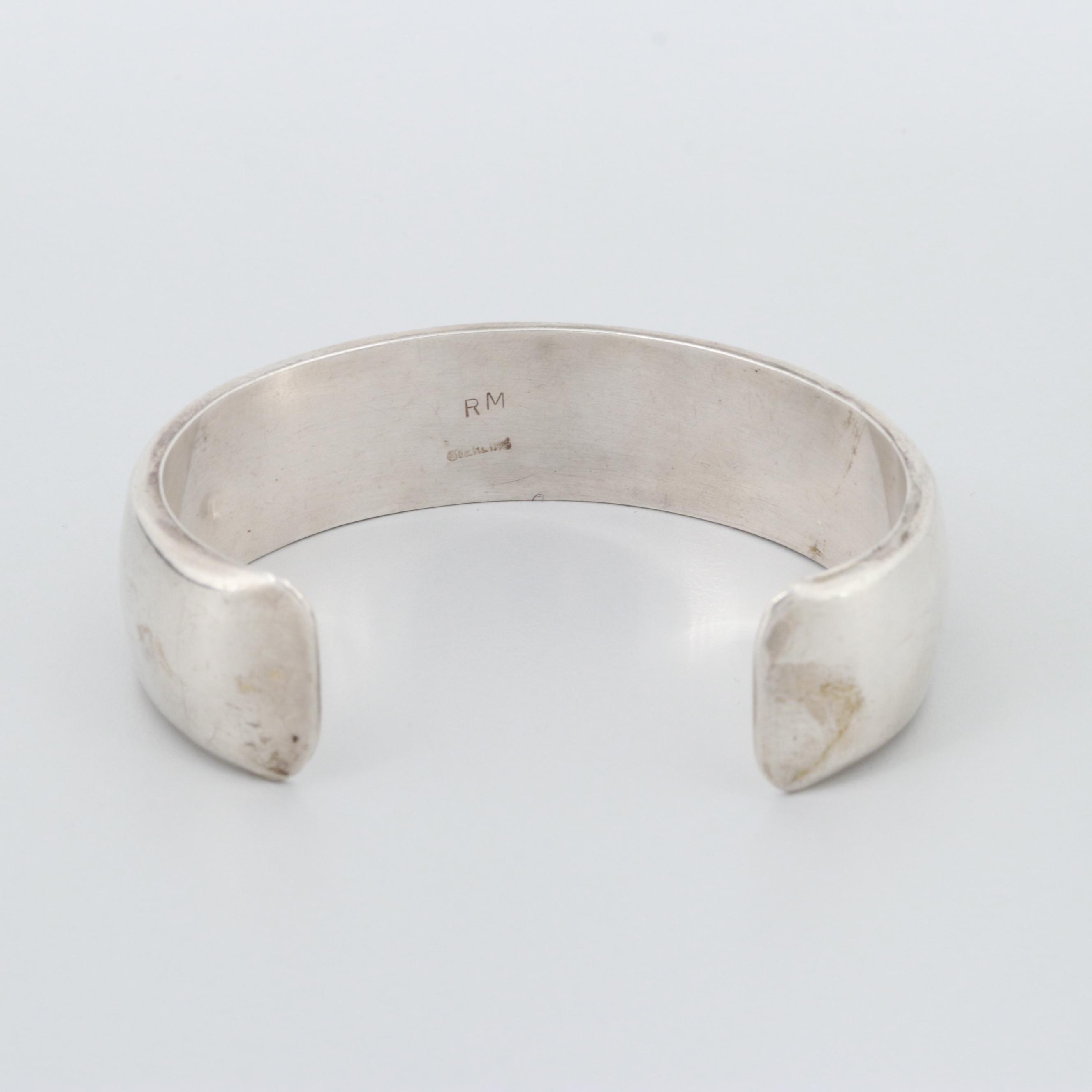 Robert Mayes Sterling Silver Cuff Bracelet
