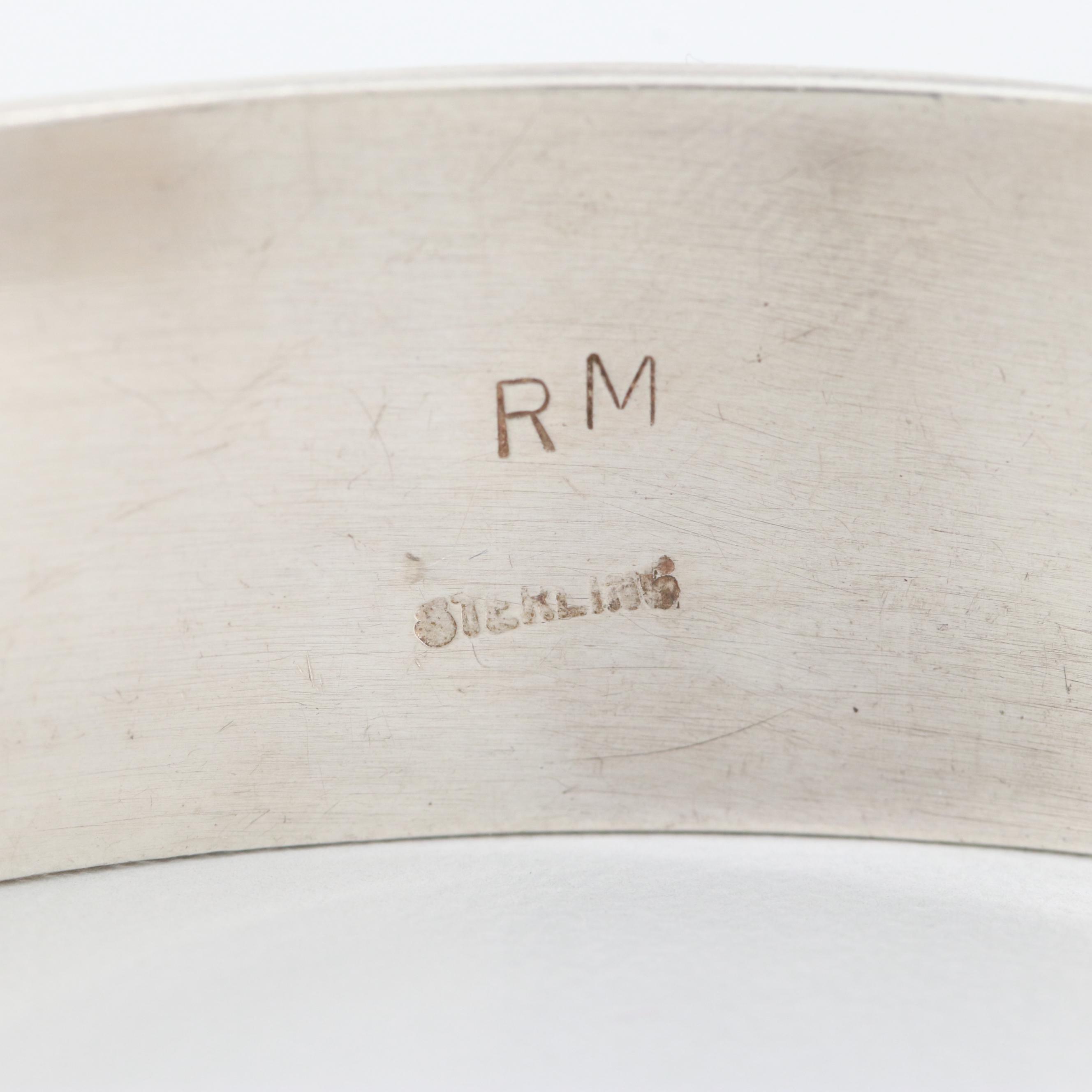 Robert Mayes Sterling Silver Cuff Bracelet