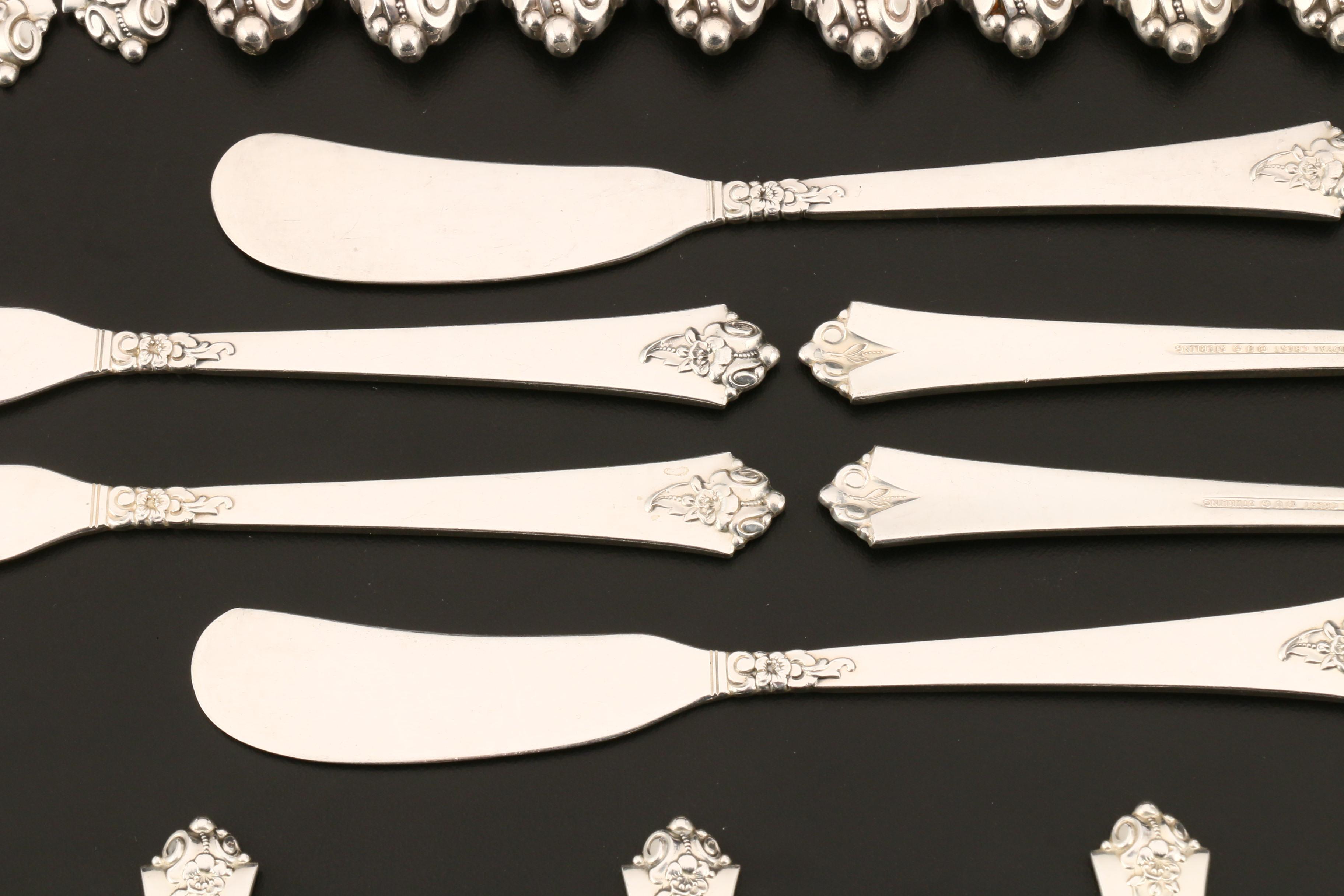 Royal Crest "Castle Rose" Sterling Silver Flatware