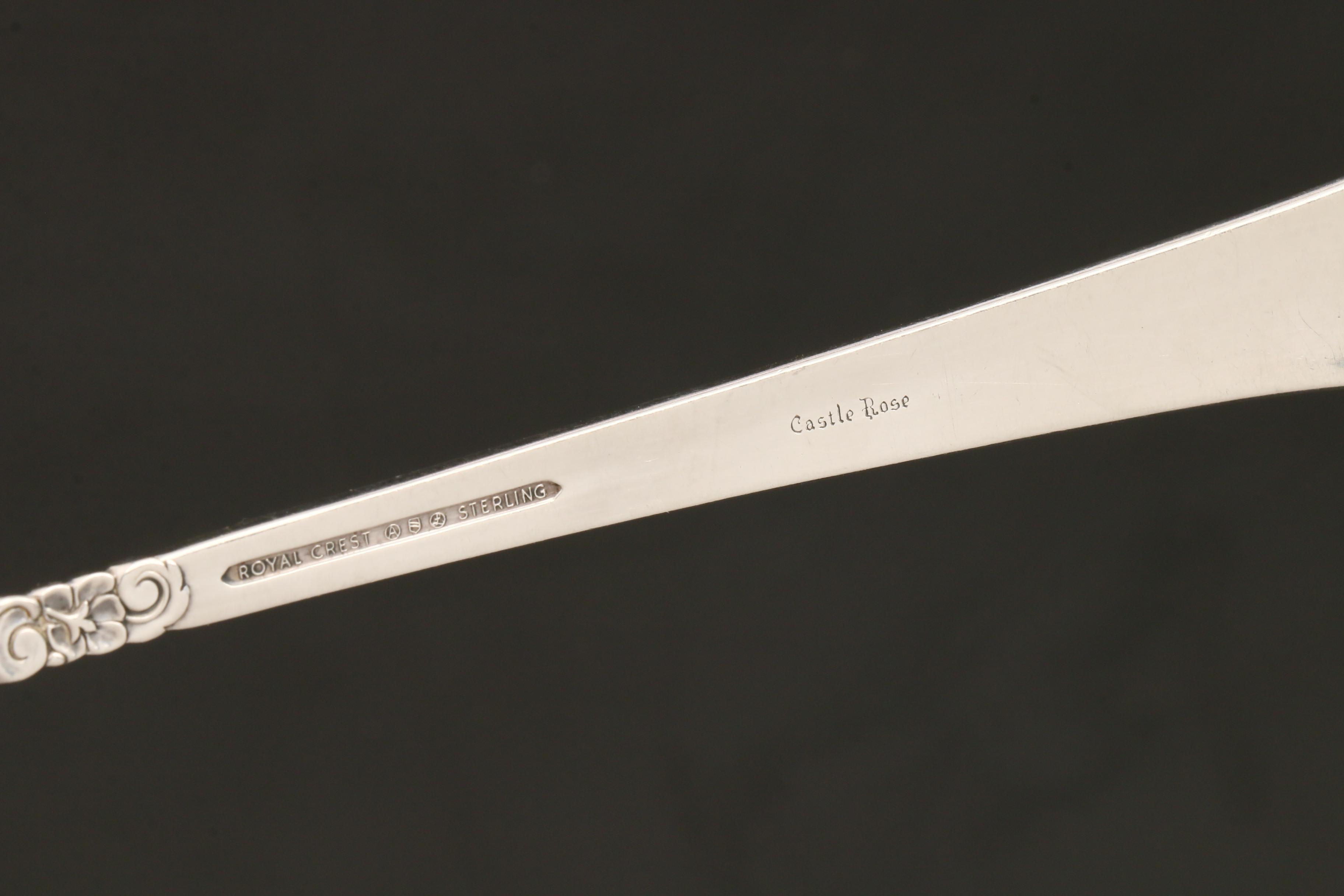 Royal Crest "Castle Rose" Sterling Silver Flatware