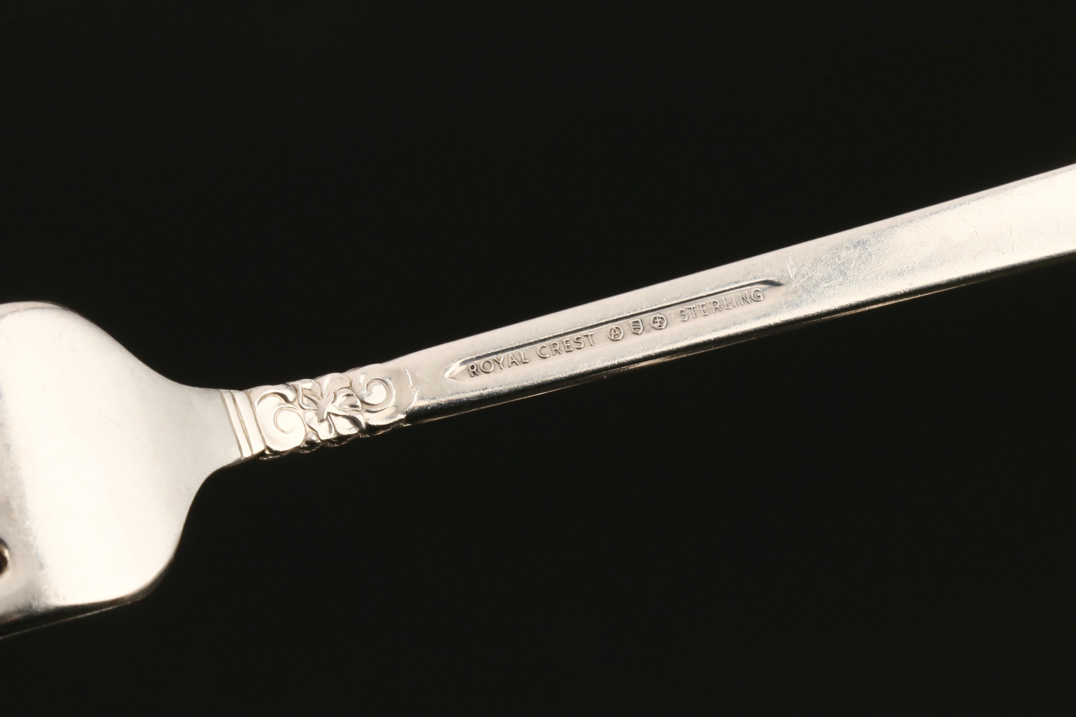 Royal Crest "Castle Rose" Sterling Silver Flatware