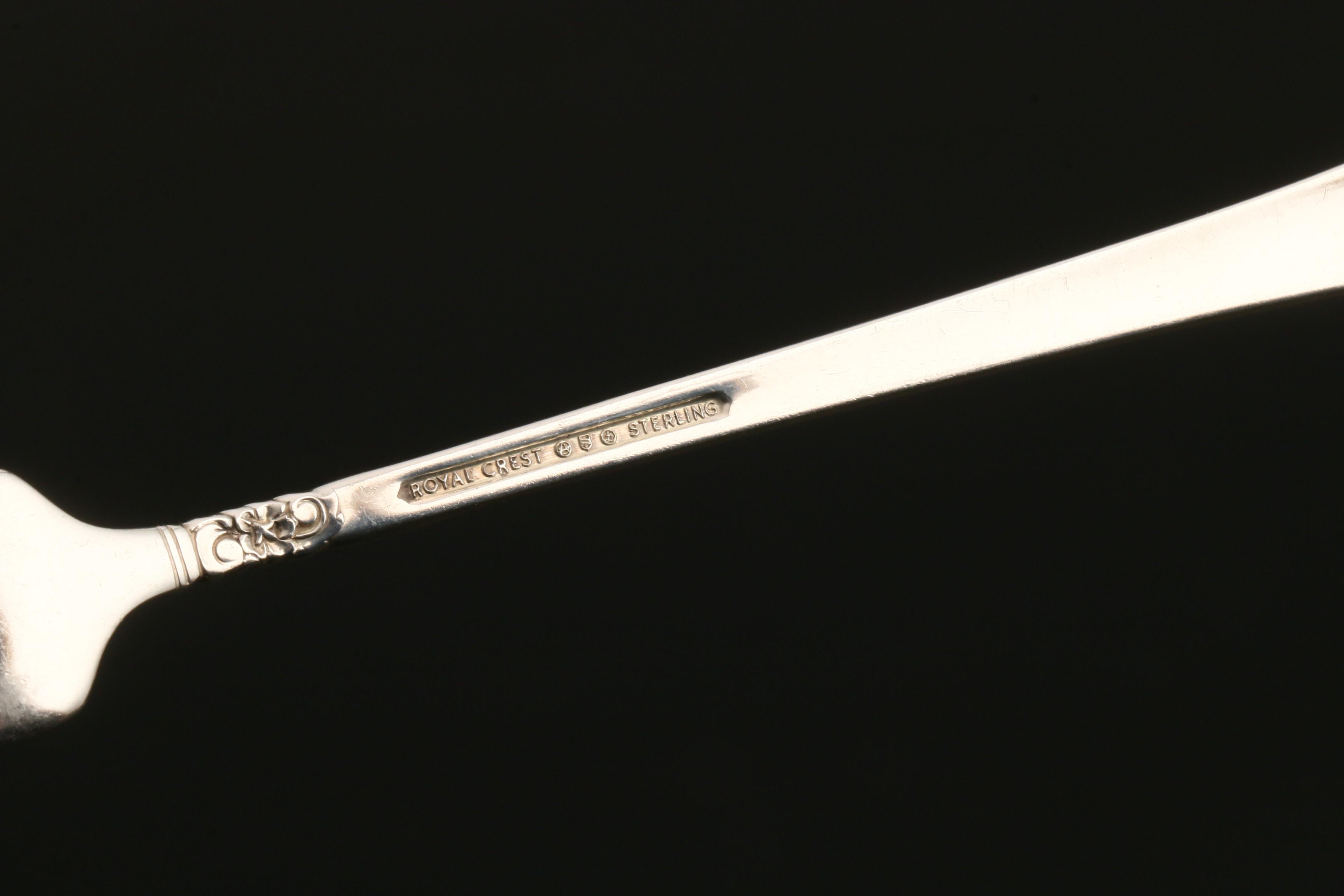 Royal Crest "Castle Rose" Sterling Silver Flatware