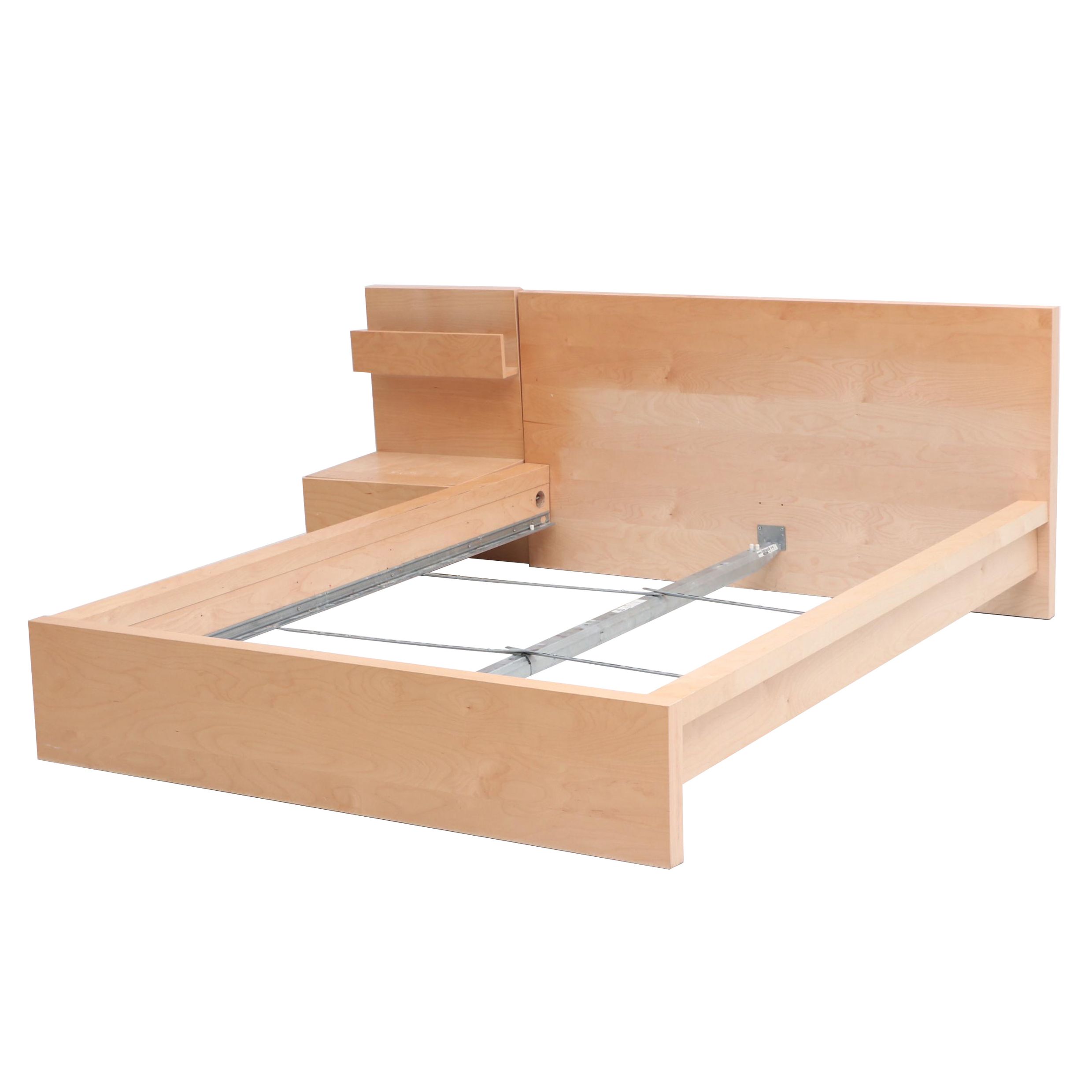 IKEA "Malm" Maple Veneer King Bed