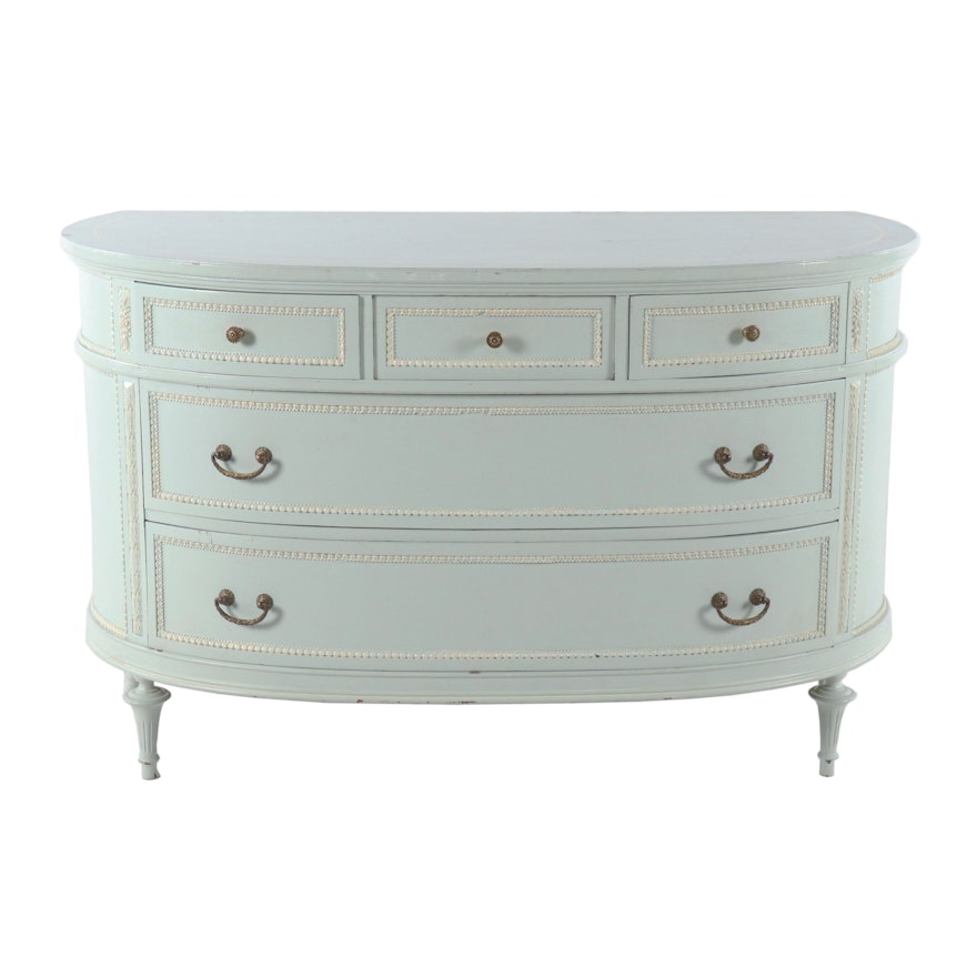 Louis XV Style Demi Lune Dresser by Kroll & Horwitz Furniture