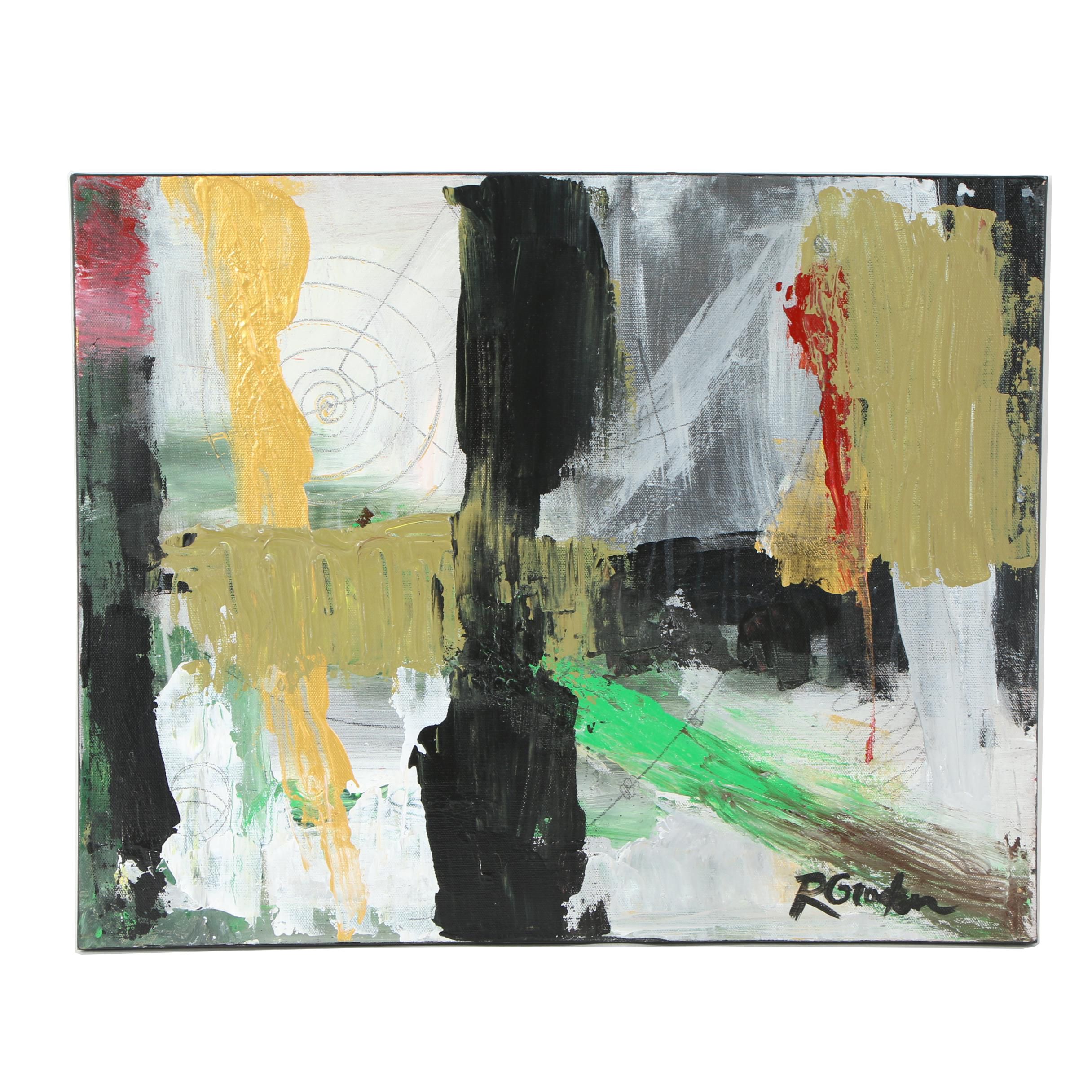 Randy Groden Mixed Media Painting "Naxos"