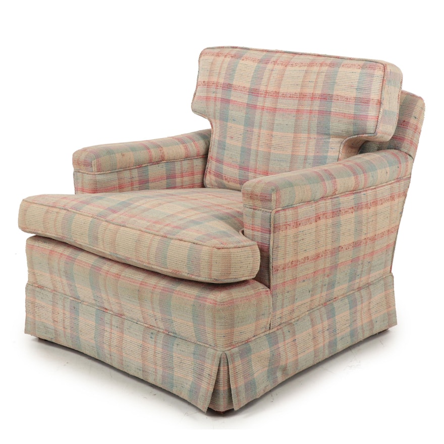 Upholstered Club Chair, Contemporary