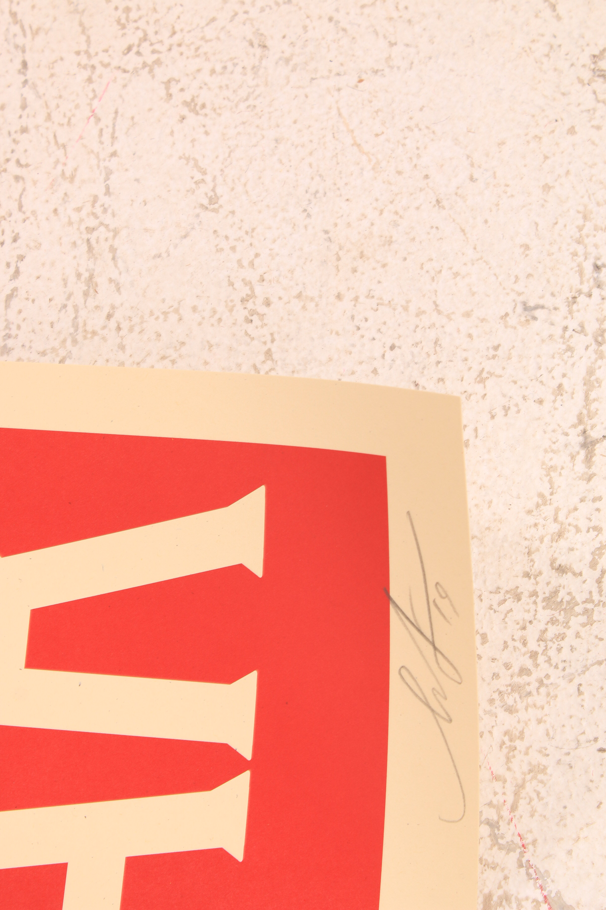 Shepard Fairey Offset Print "Make Art Not War"