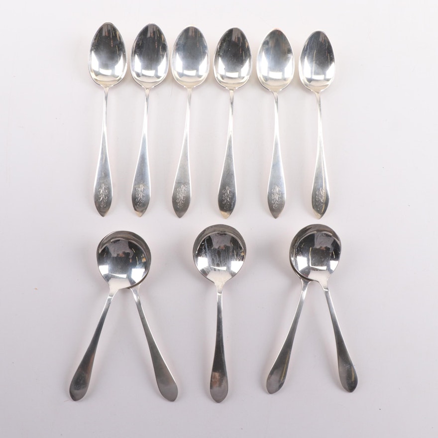 Sterling Silver Tablespoons and Soup Spoons including Gorham
