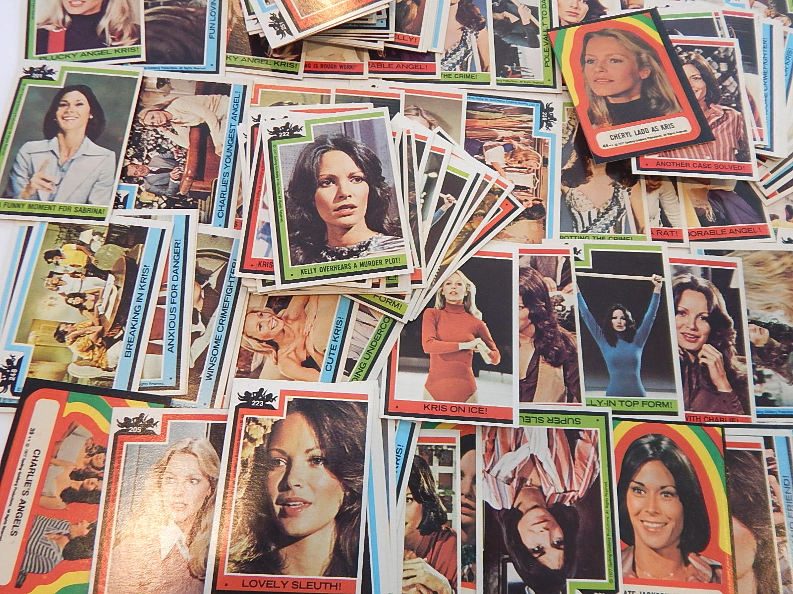 1977 Original "Charlie's Angels" Trading and Sticker Cards