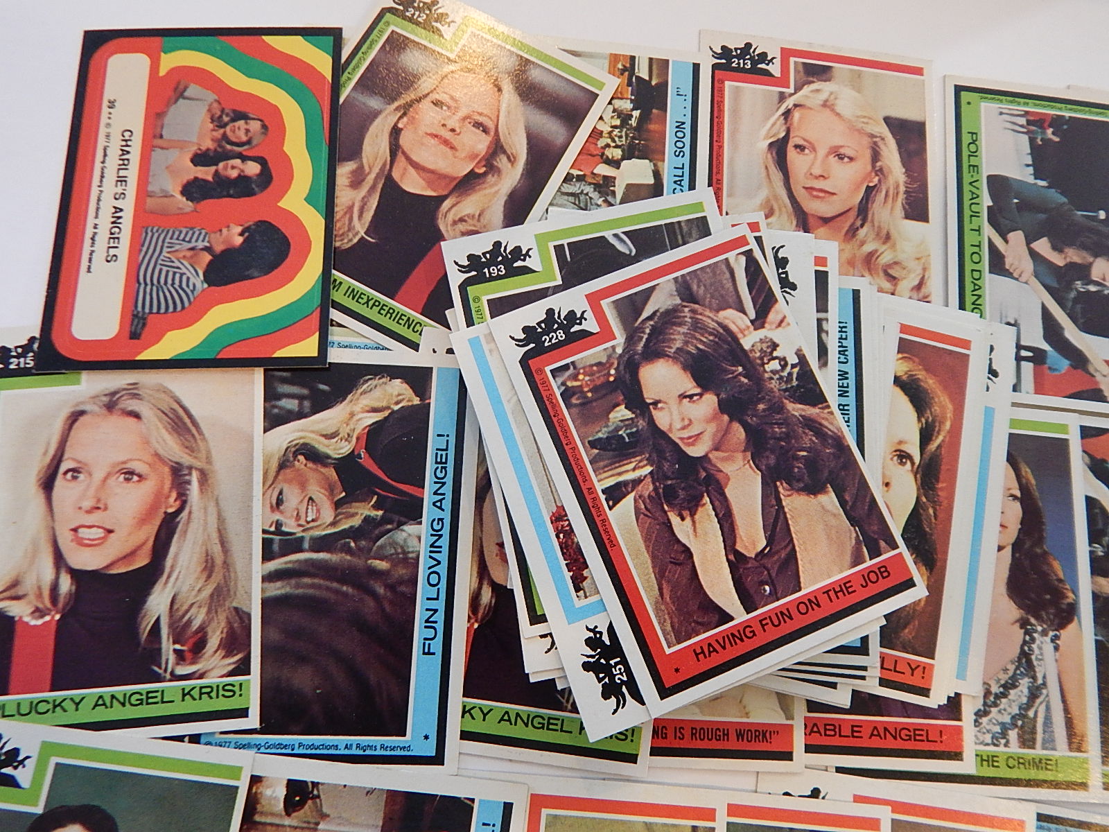 1977 Original "Charlie's Angels" Trading and Sticker Cards