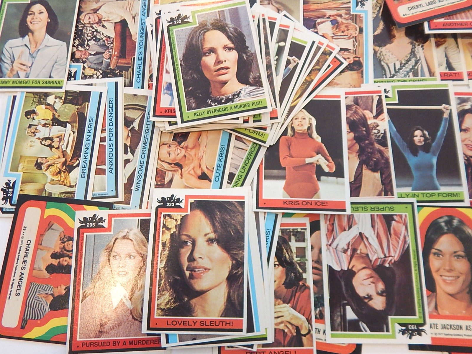 1977 Original "Charlie's Angels" Trading and Sticker Cards