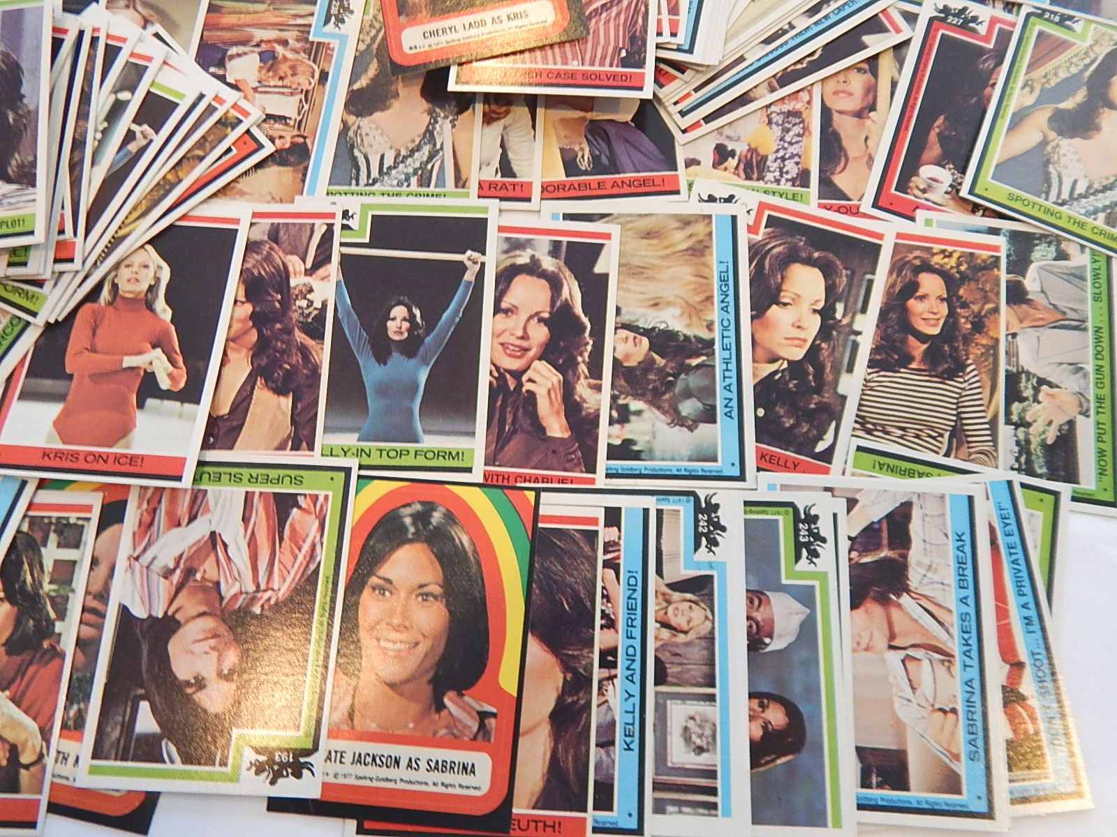 1977 Original "Charlie's Angels" Trading and Sticker Cards