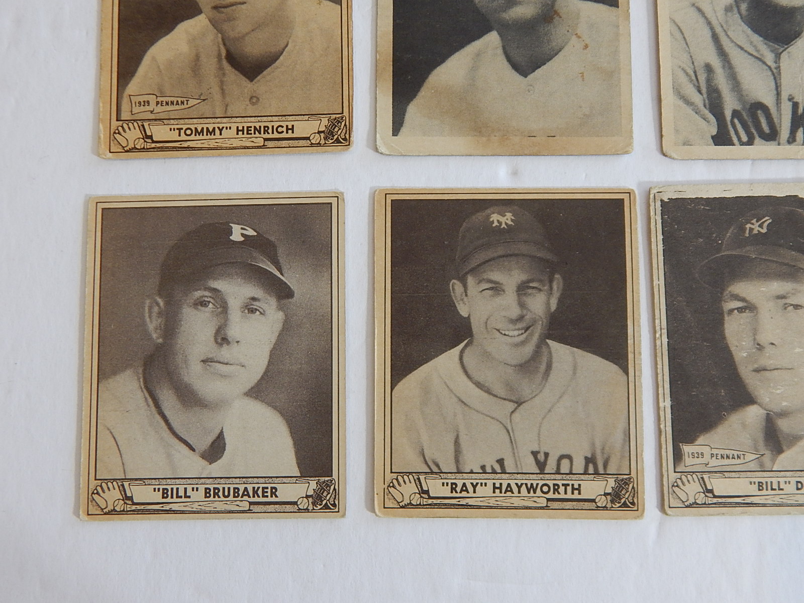 1939 and 1941 Play Ball Baseball Cards