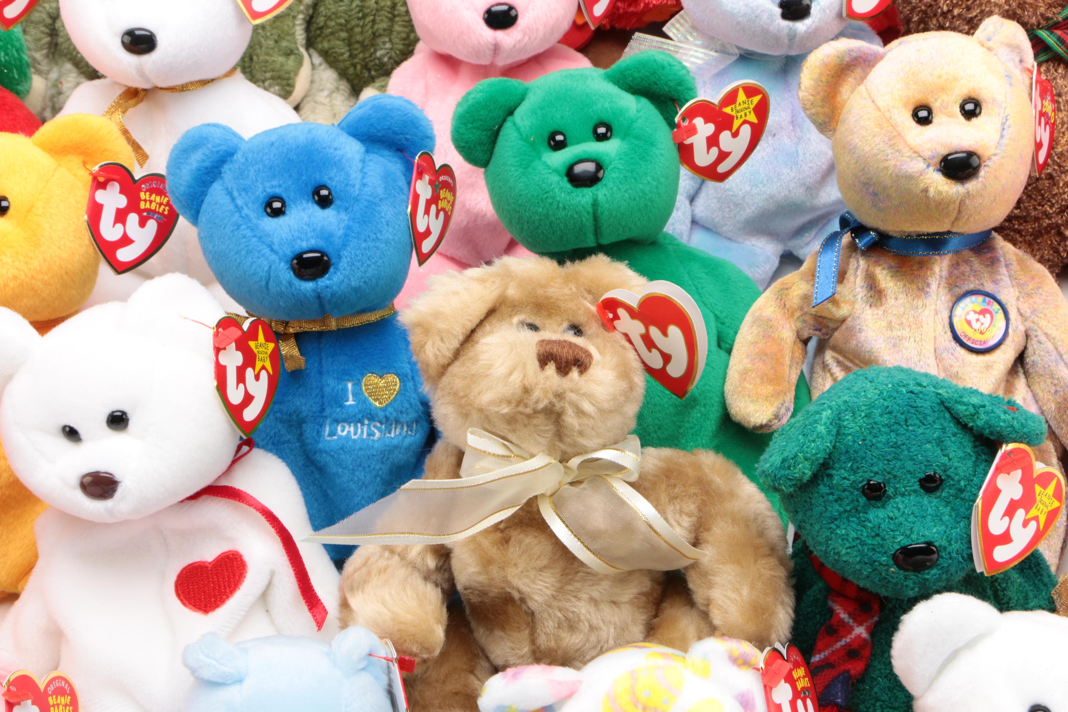 Ty Bear Beanie Babies, 1990s/2000s