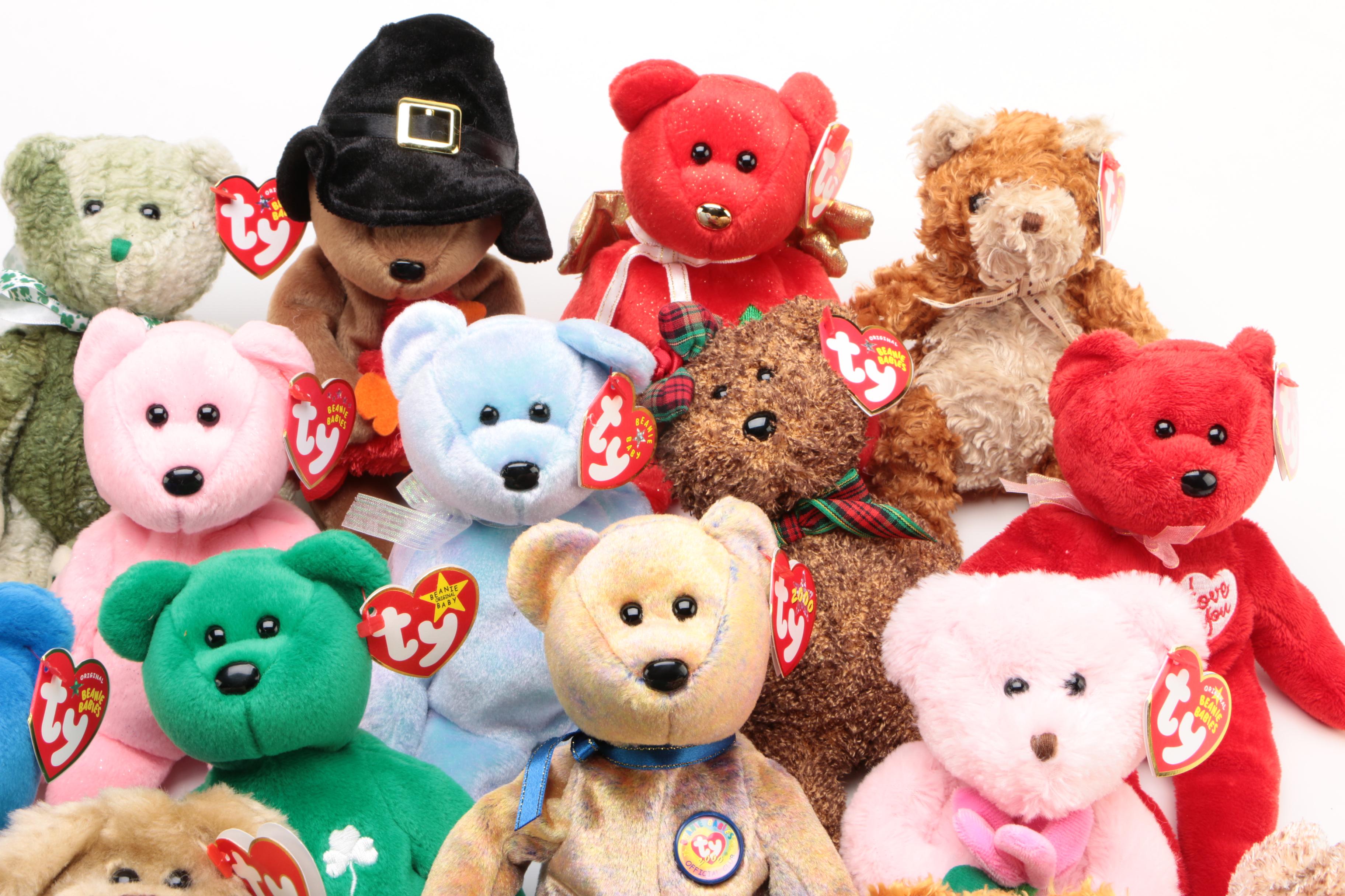 Ty Bear Beanie Babies, 1990s/2000s