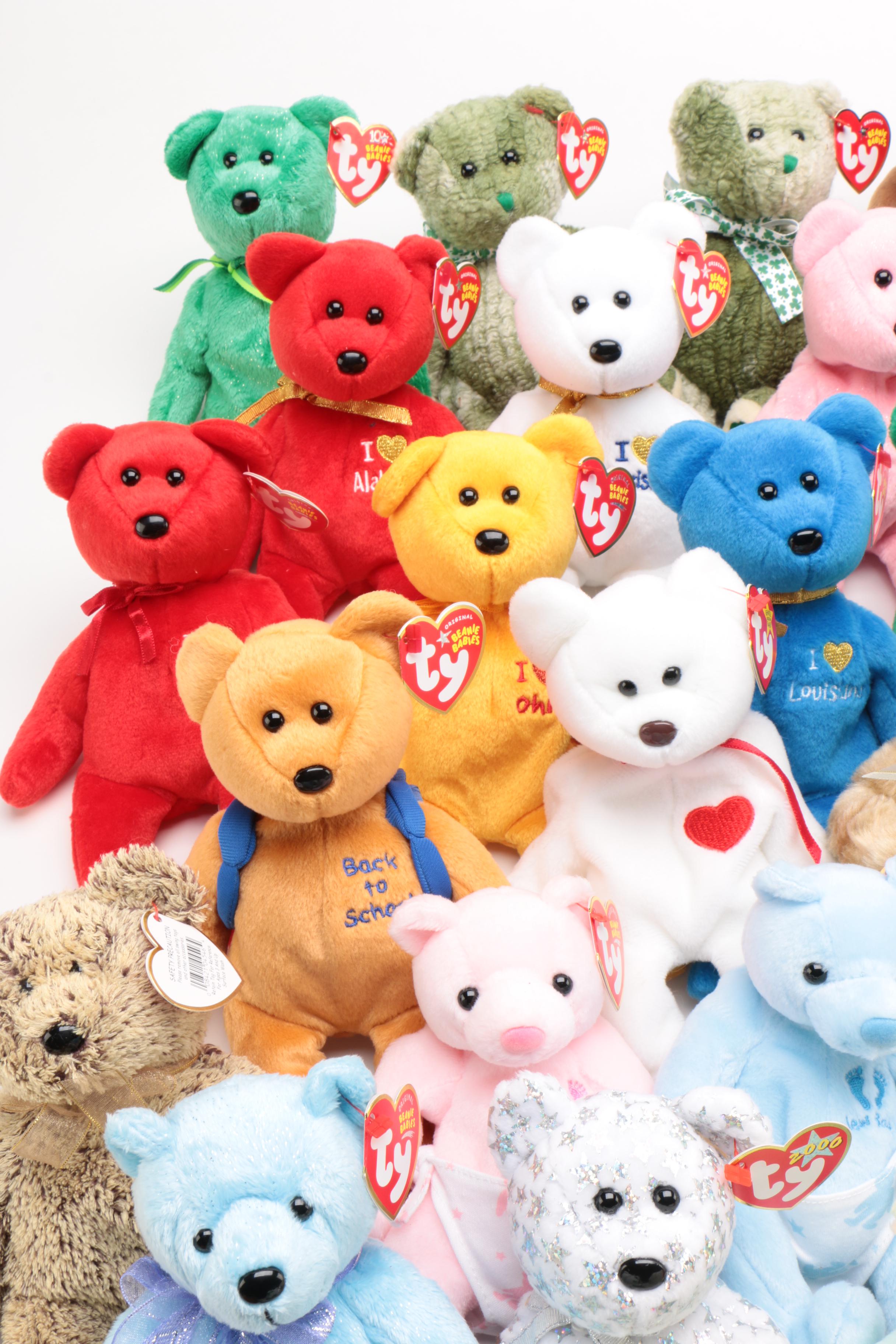 Ty Bear Beanie Babies, 1990s/2000s