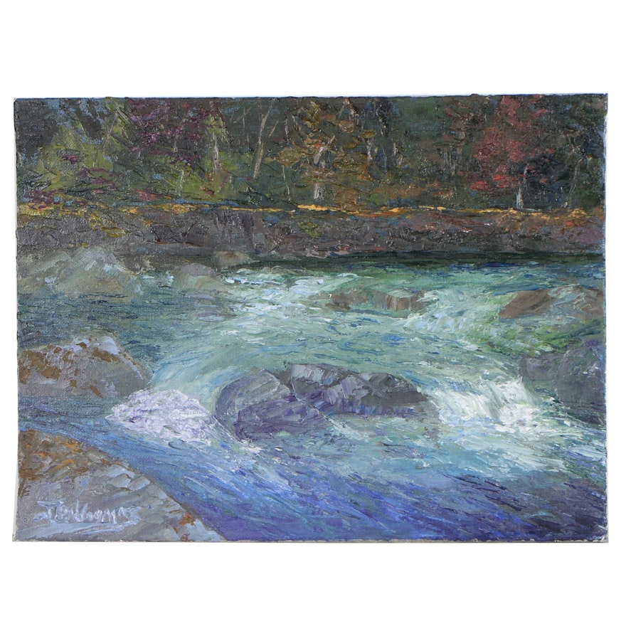 James Baldoumas Oil Painting "Cascade"