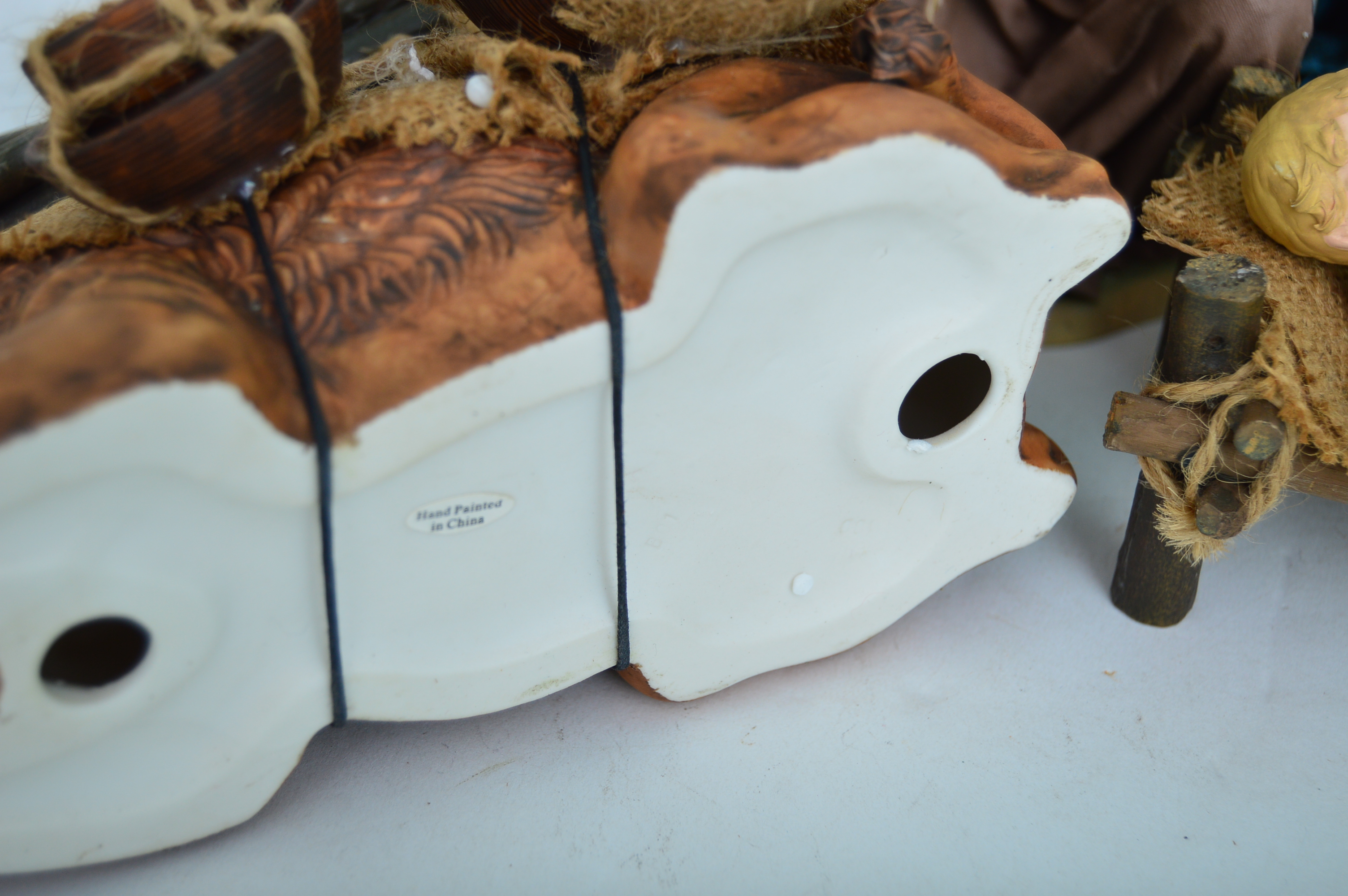 Hand Painted Creche Set