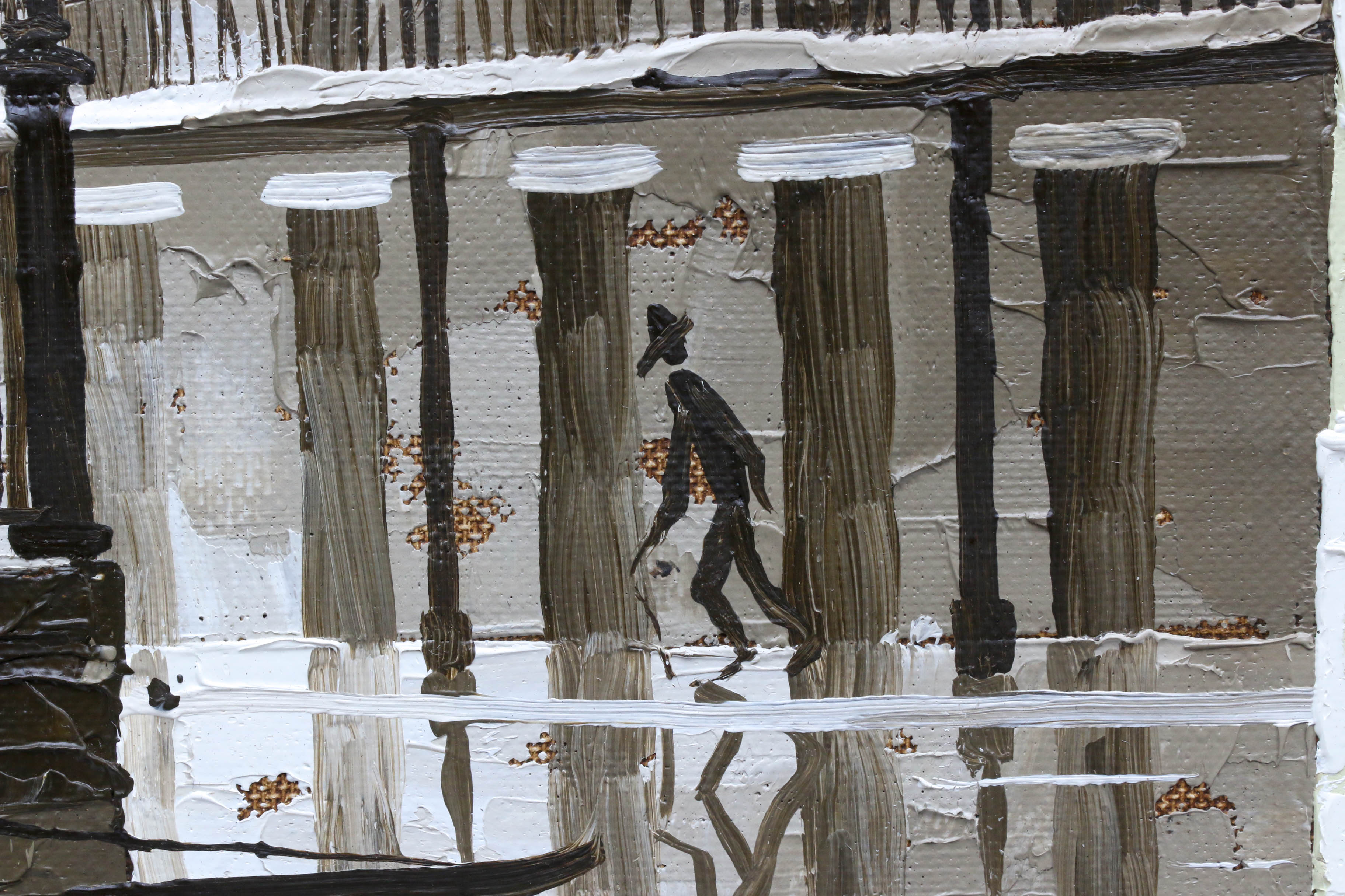 D. Nick 1970 New Orleans Oil Painting