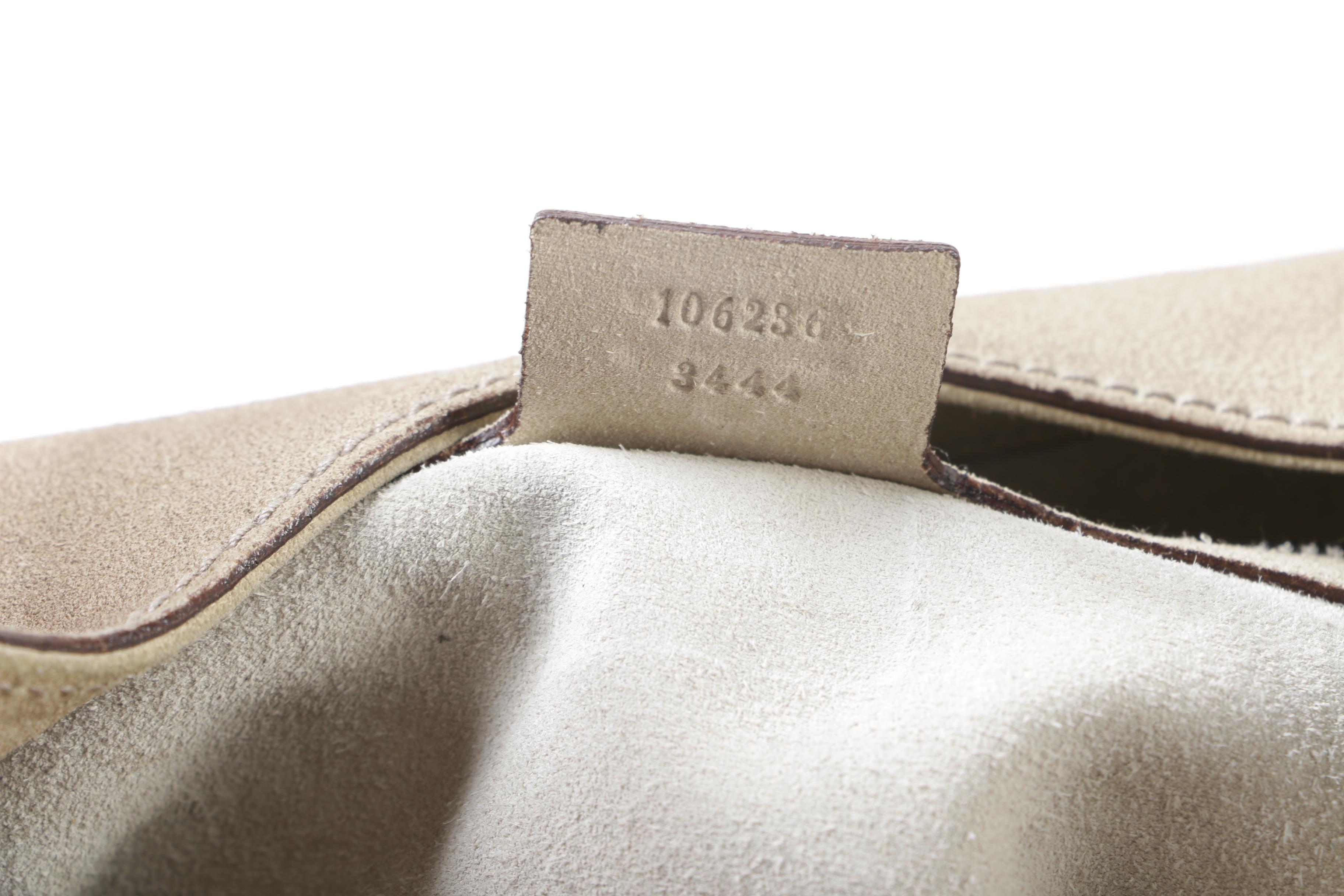 Gucci Stone Suede Whipstitched Hobo Bag with Wood Handle