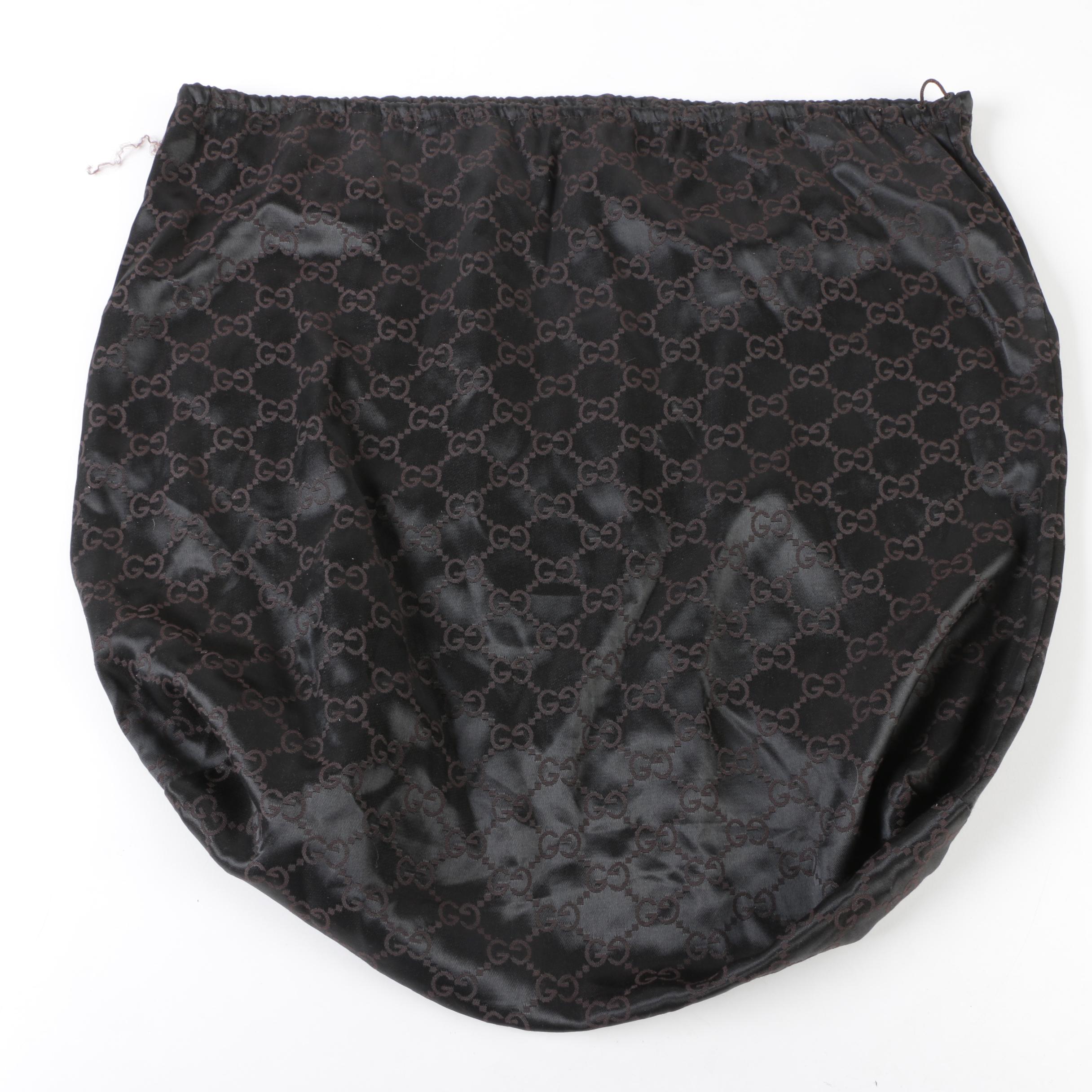 Gucci Stone Suede Whipstitched Hobo Bag with Wood Handle