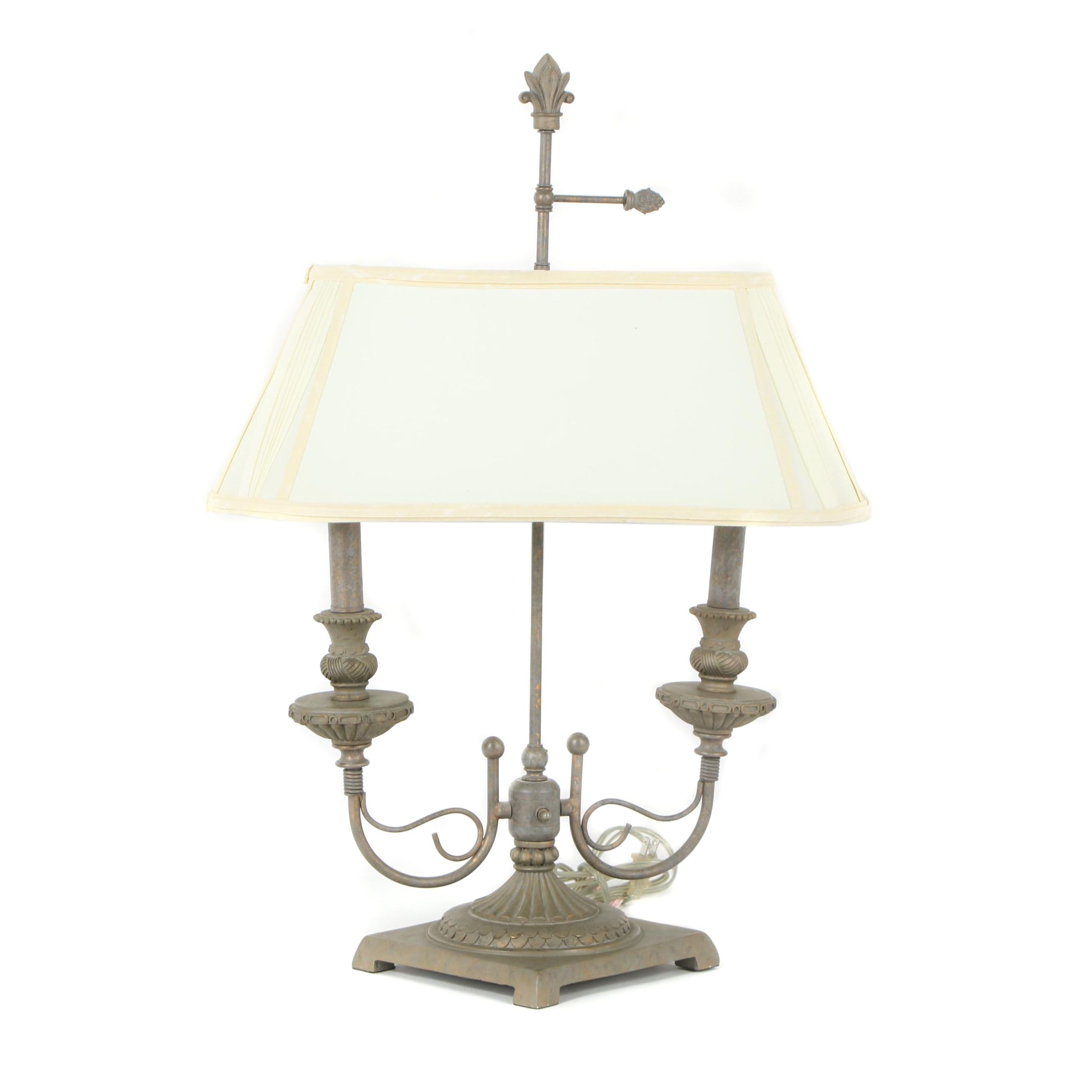 Charcoal Metal Table Lamp