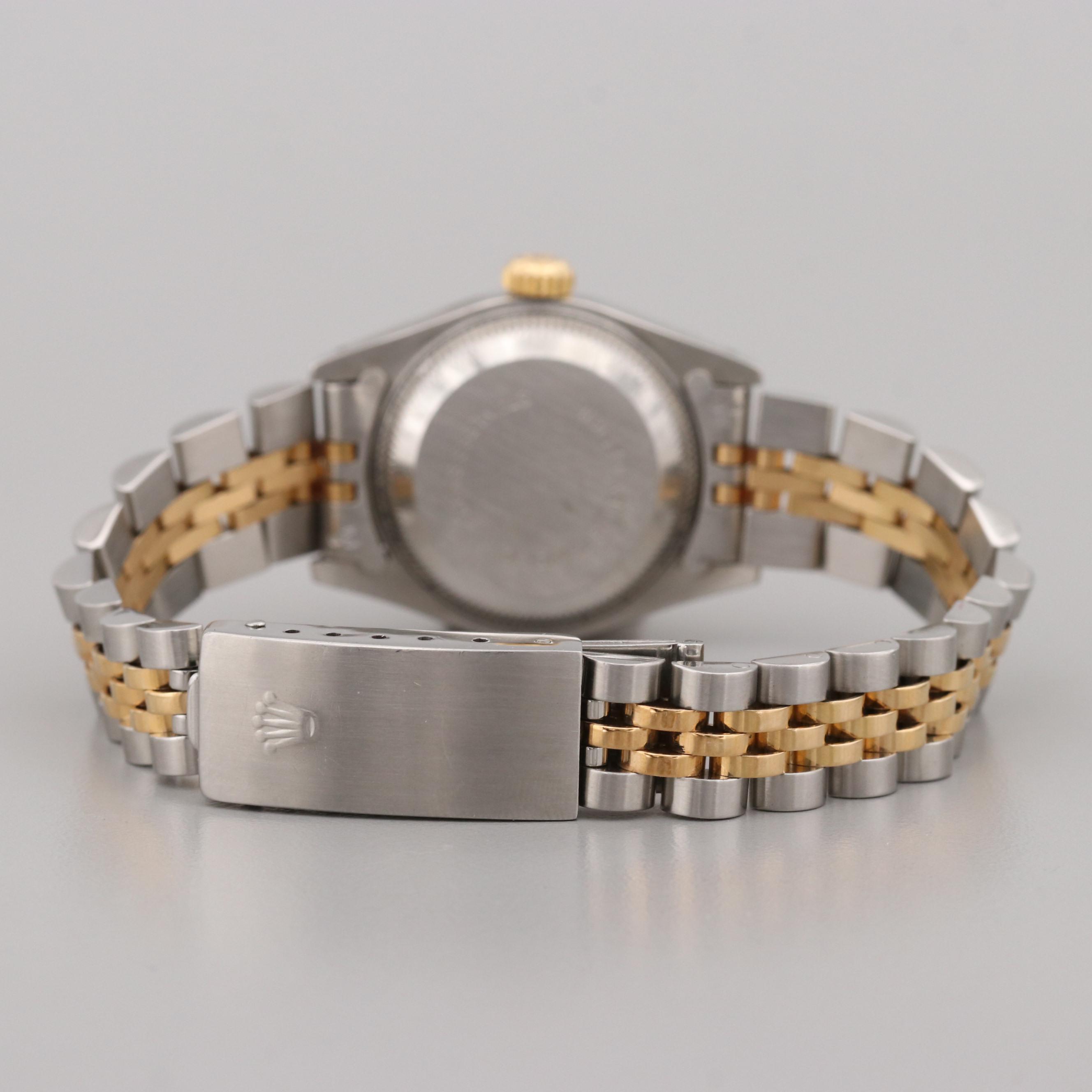 Rolex Datejust Stainless Steel and 18K Yellow Gold Watch, 1987