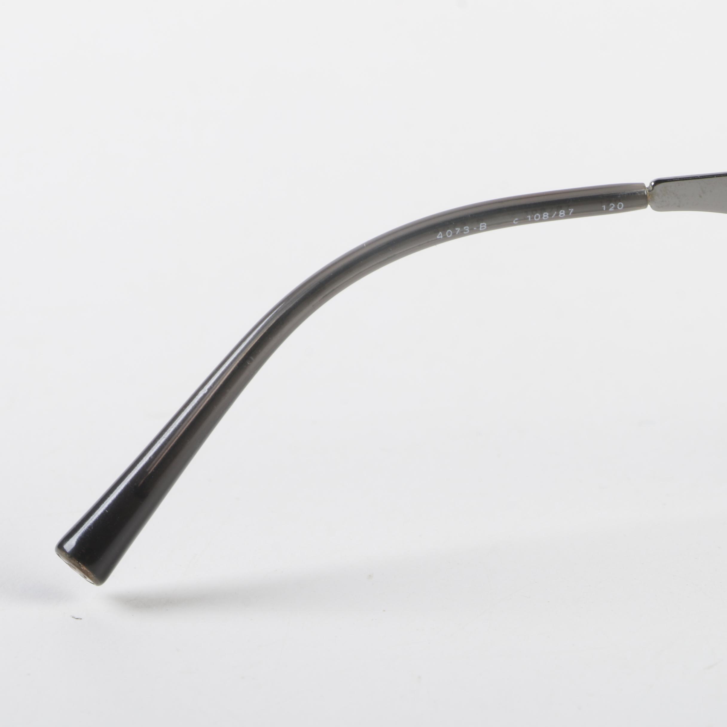 Chanel 4073-B CC Logo Sunglasses with Crystal Embellishments