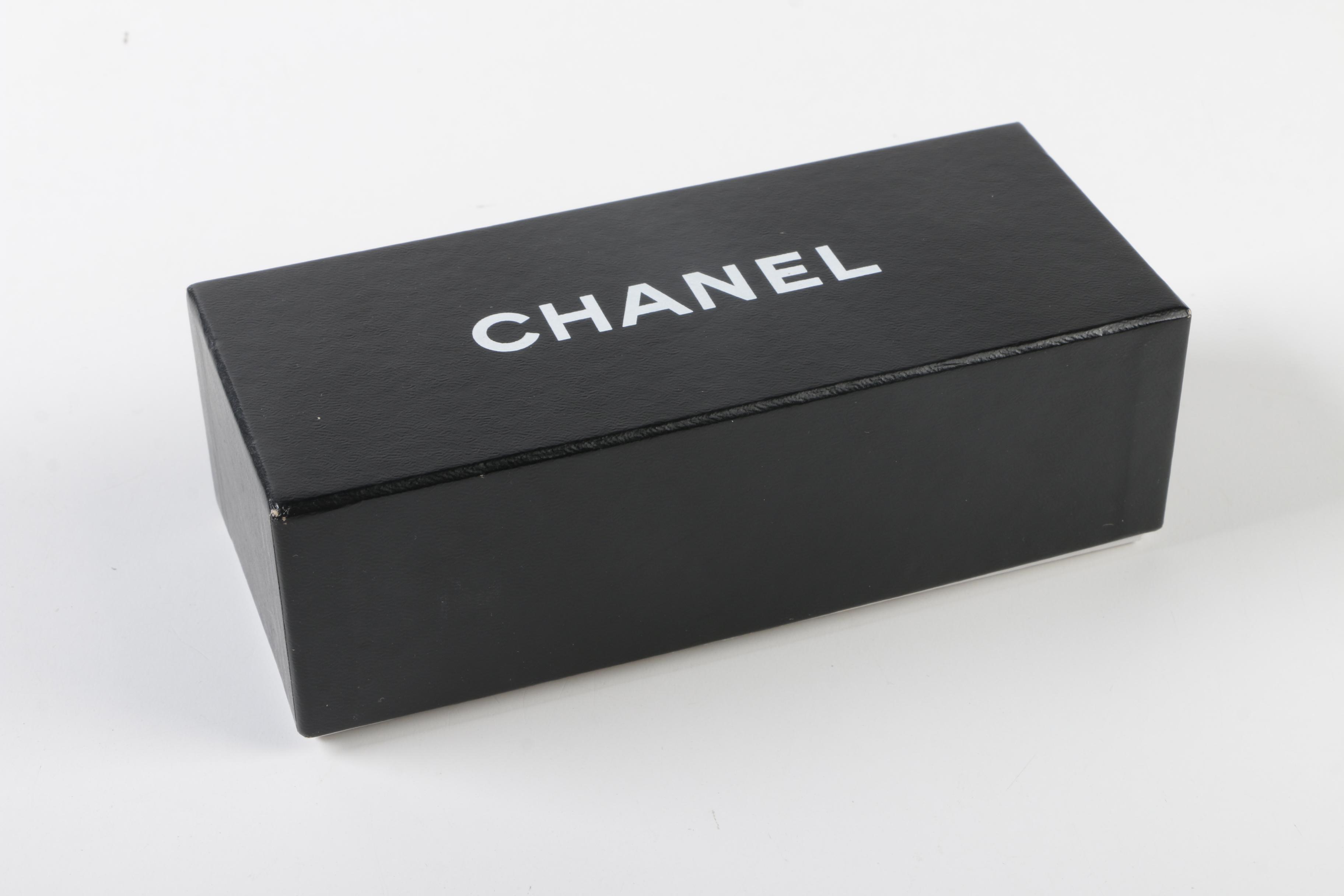 Chanel 4073-B CC Logo Sunglasses with Crystal Embellishments