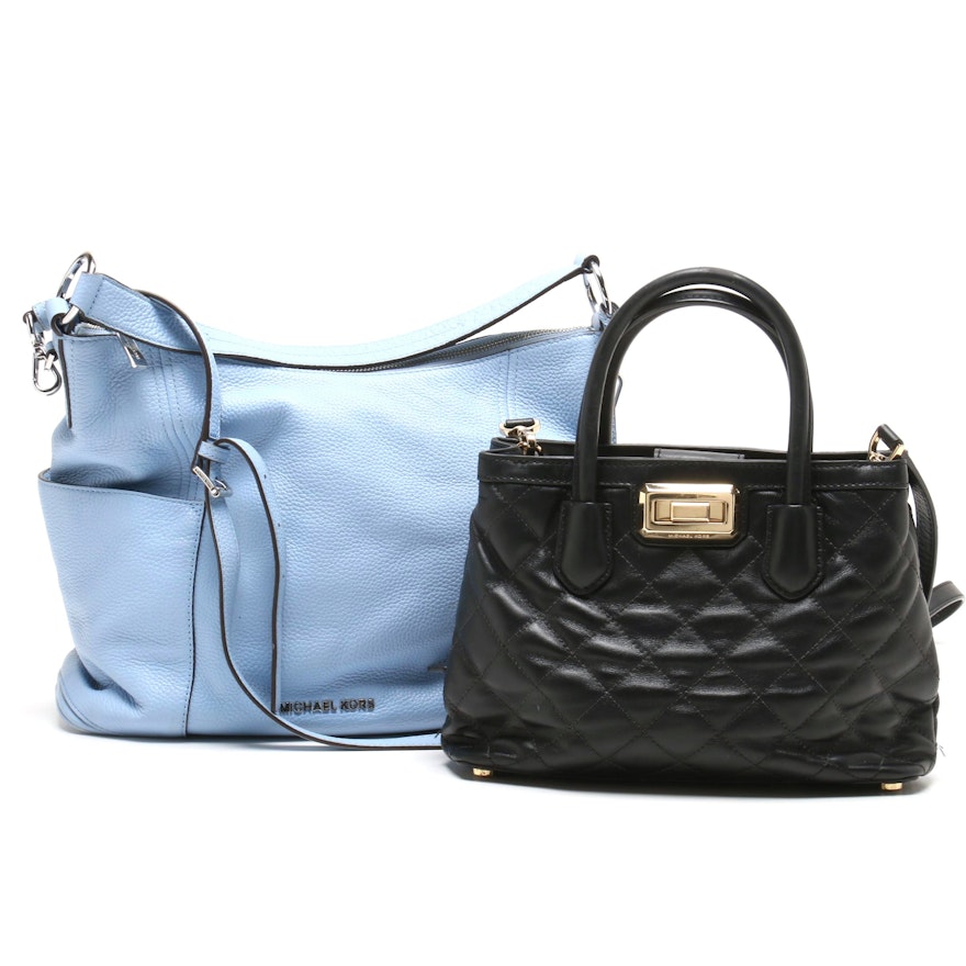 MICHAEL Michael Kors Anita Convertible Bag and Small Hannah Quilted Satchel